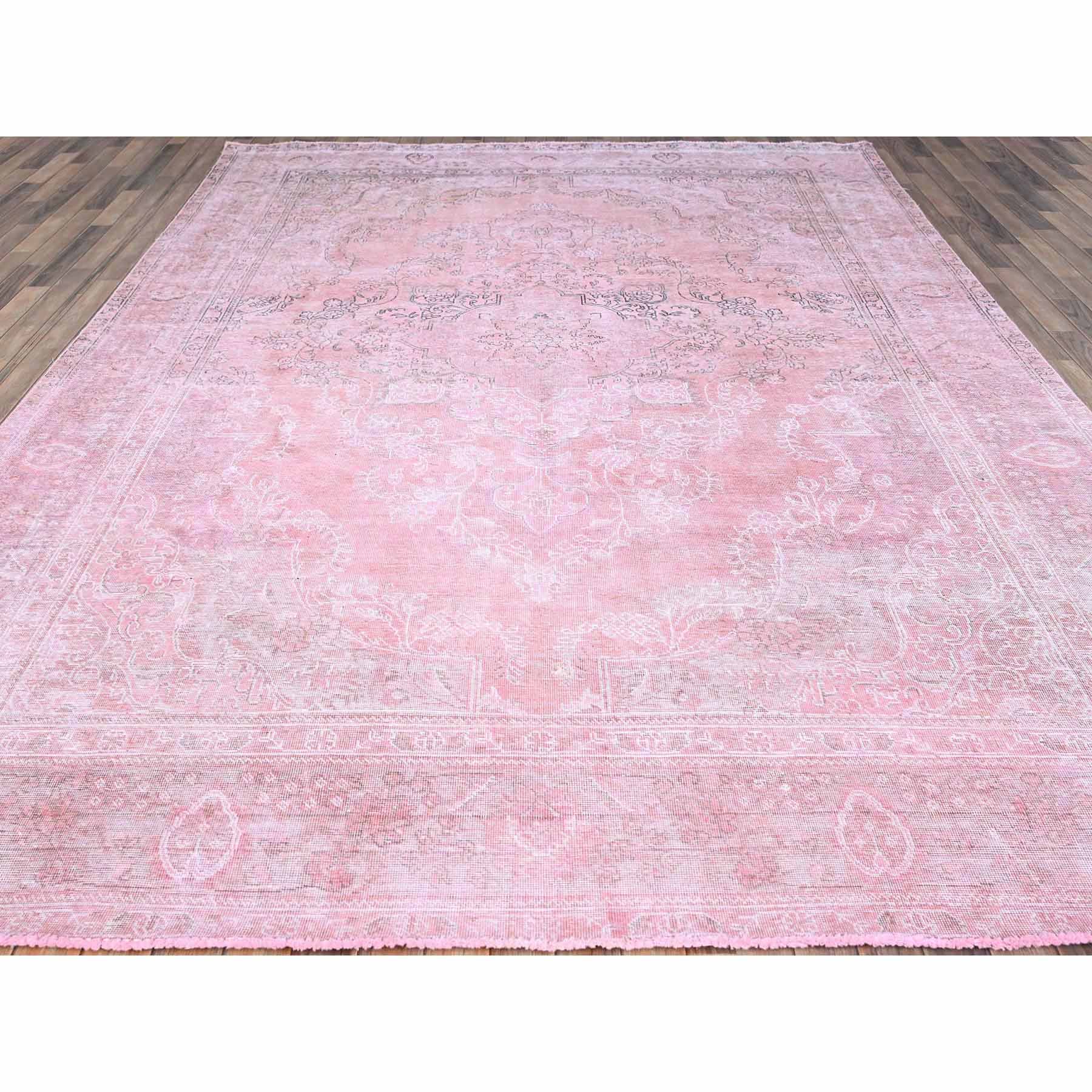 Overdyed-Vintage-Hand-Knotted-Rug-434650