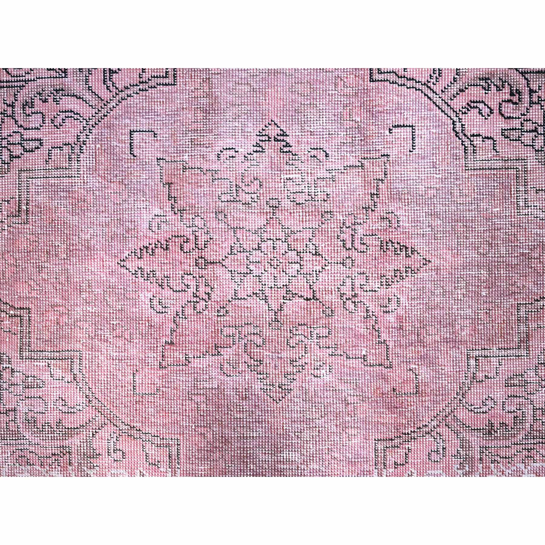 Overdyed-Vintage-Hand-Knotted-Rug-434650