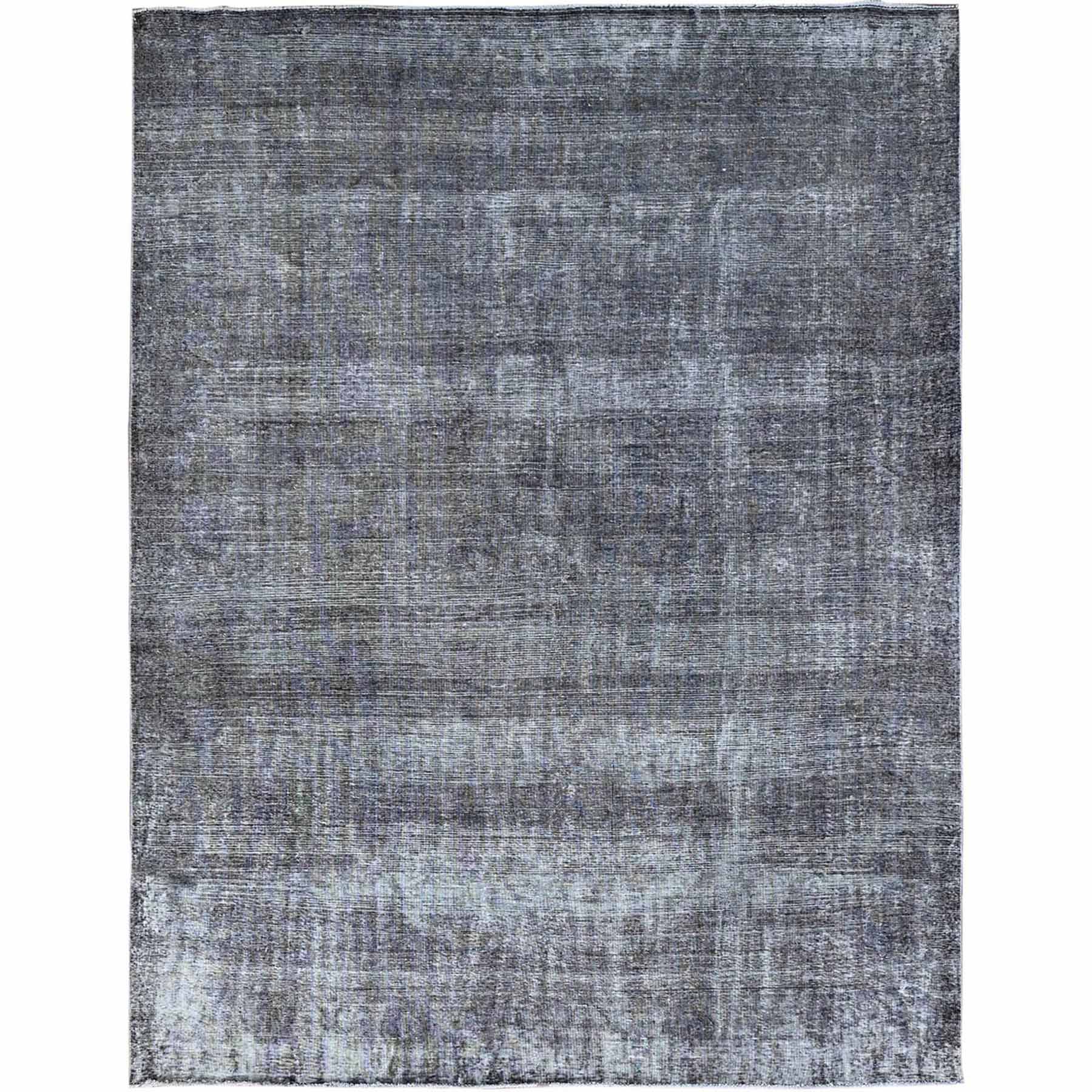 Overdyed-Vintage-Hand-Knotted-Rug-434655