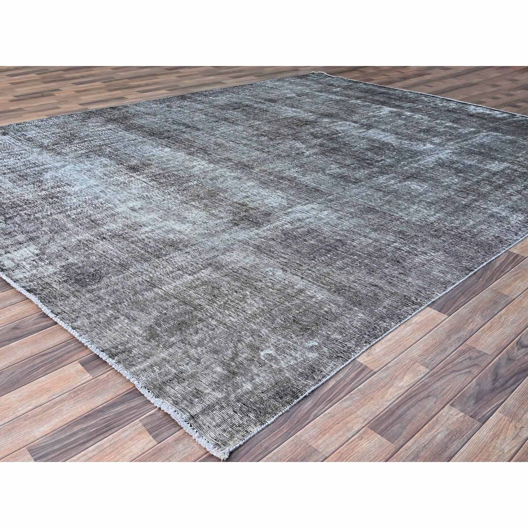 Overdyed-Vintage-Hand-Knotted-Rug-434655