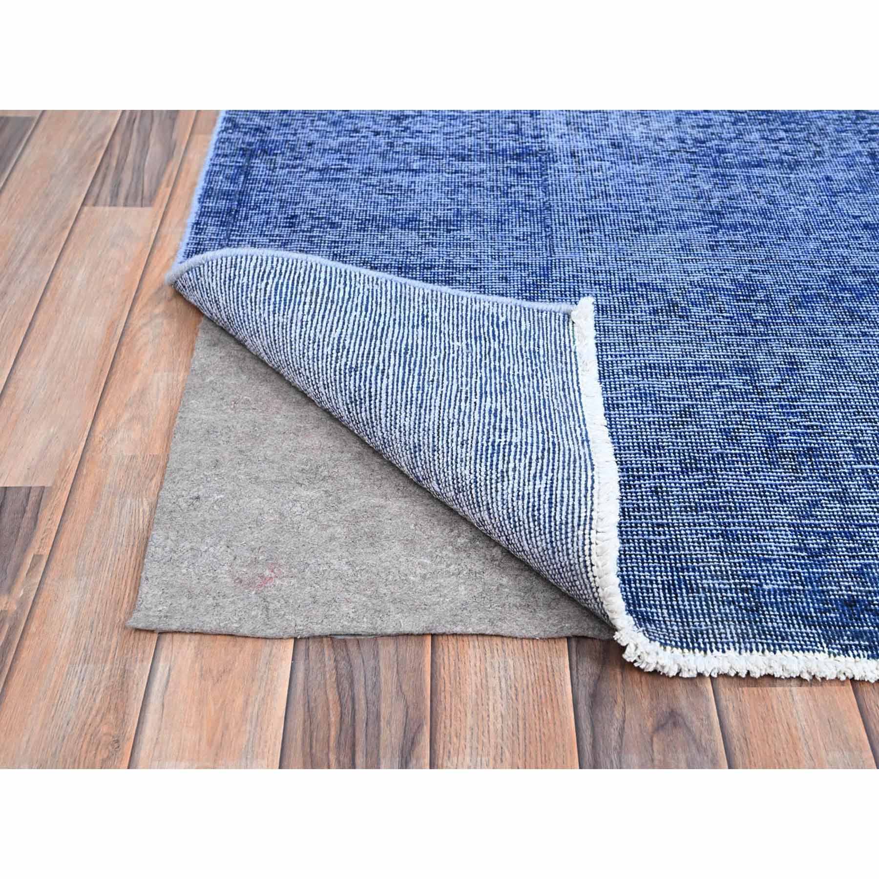 Overdyed-Vintage-Hand-Knotted-Rug-434665