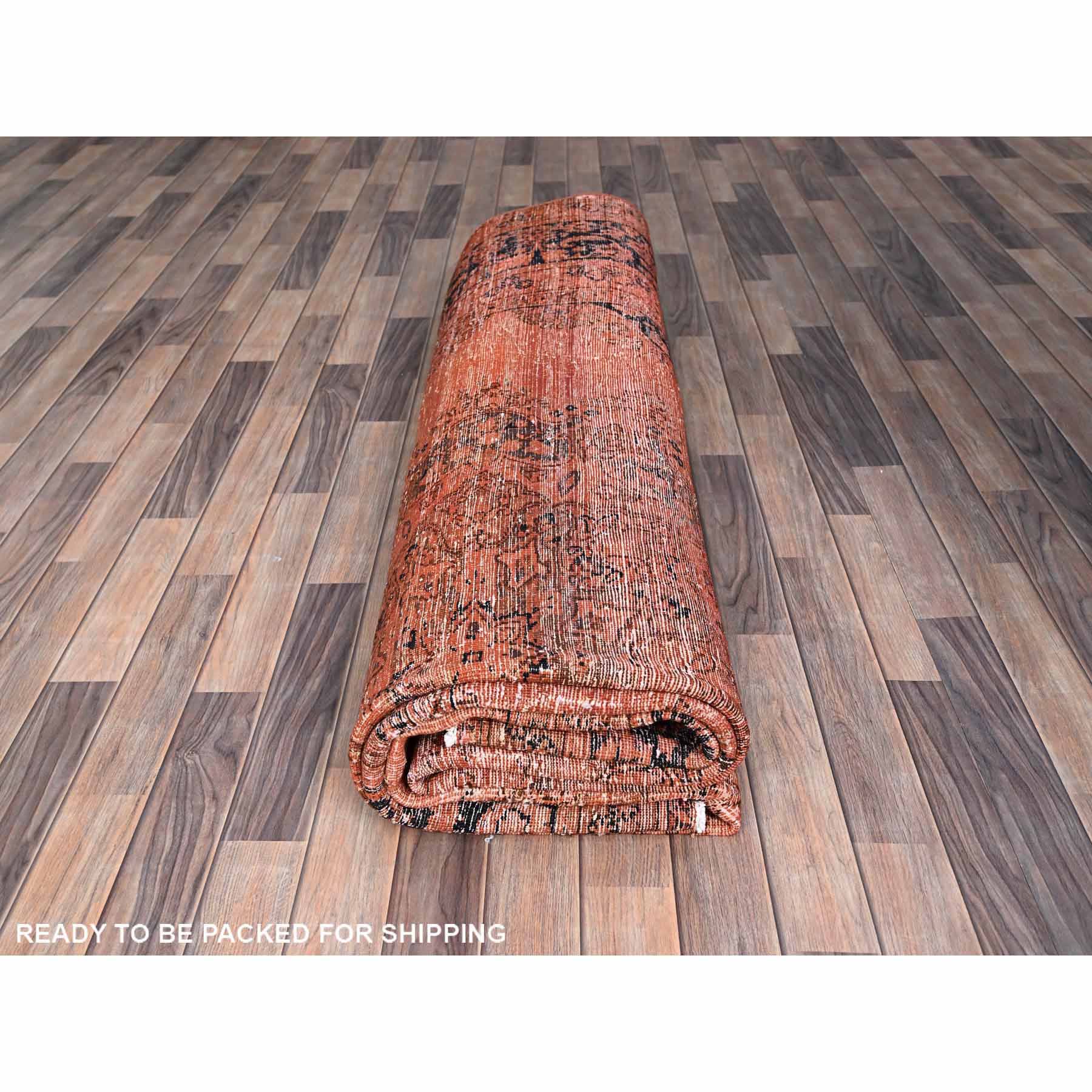 Overdyed-Vintage-Hand-Knotted-Rug-434670