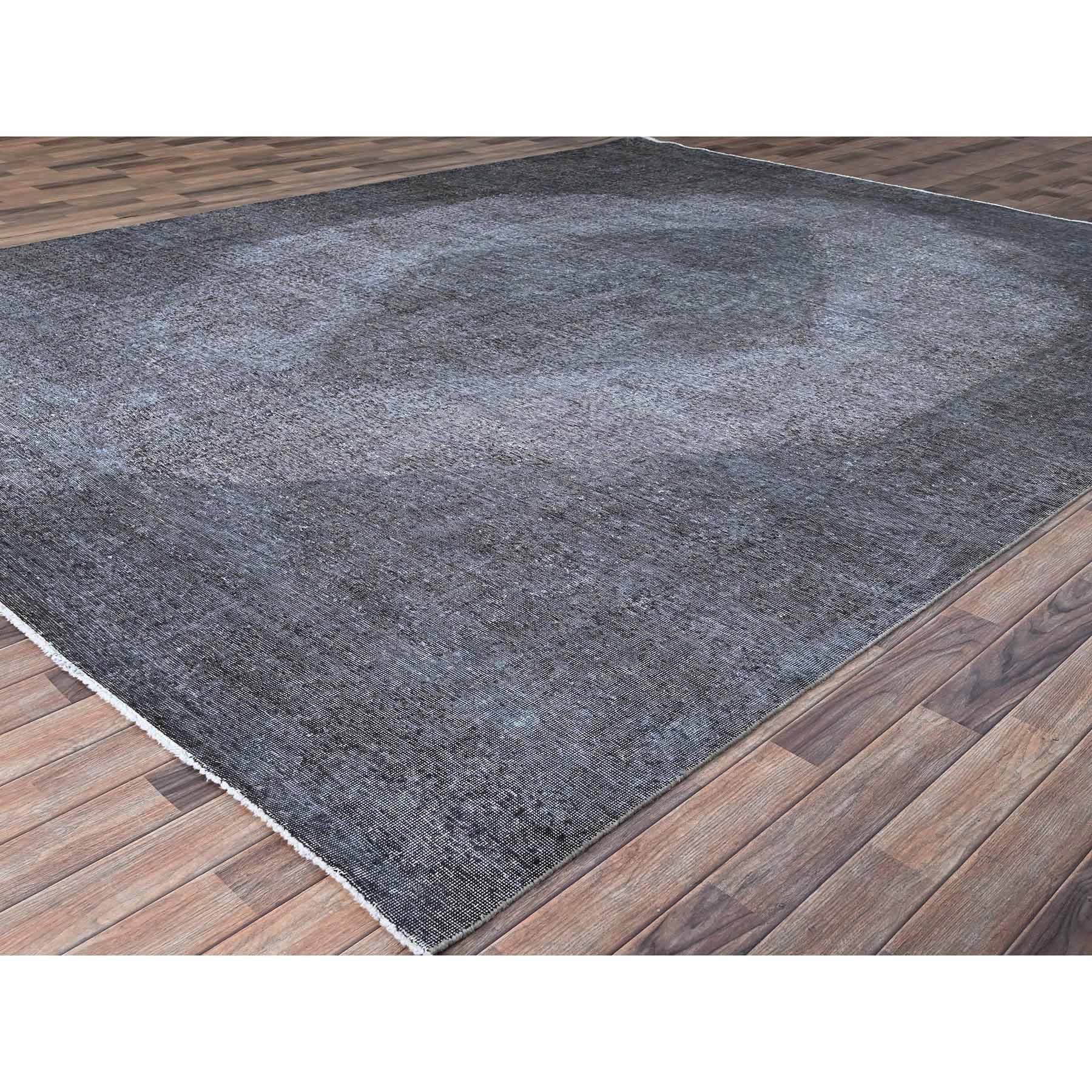 Overdyed-Vintage-Hand-Knotted-Rug-434675