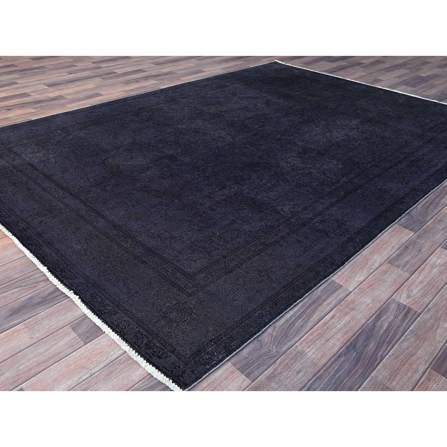 Overdyed-Vintage-Hand-Knotted-Rug-434680