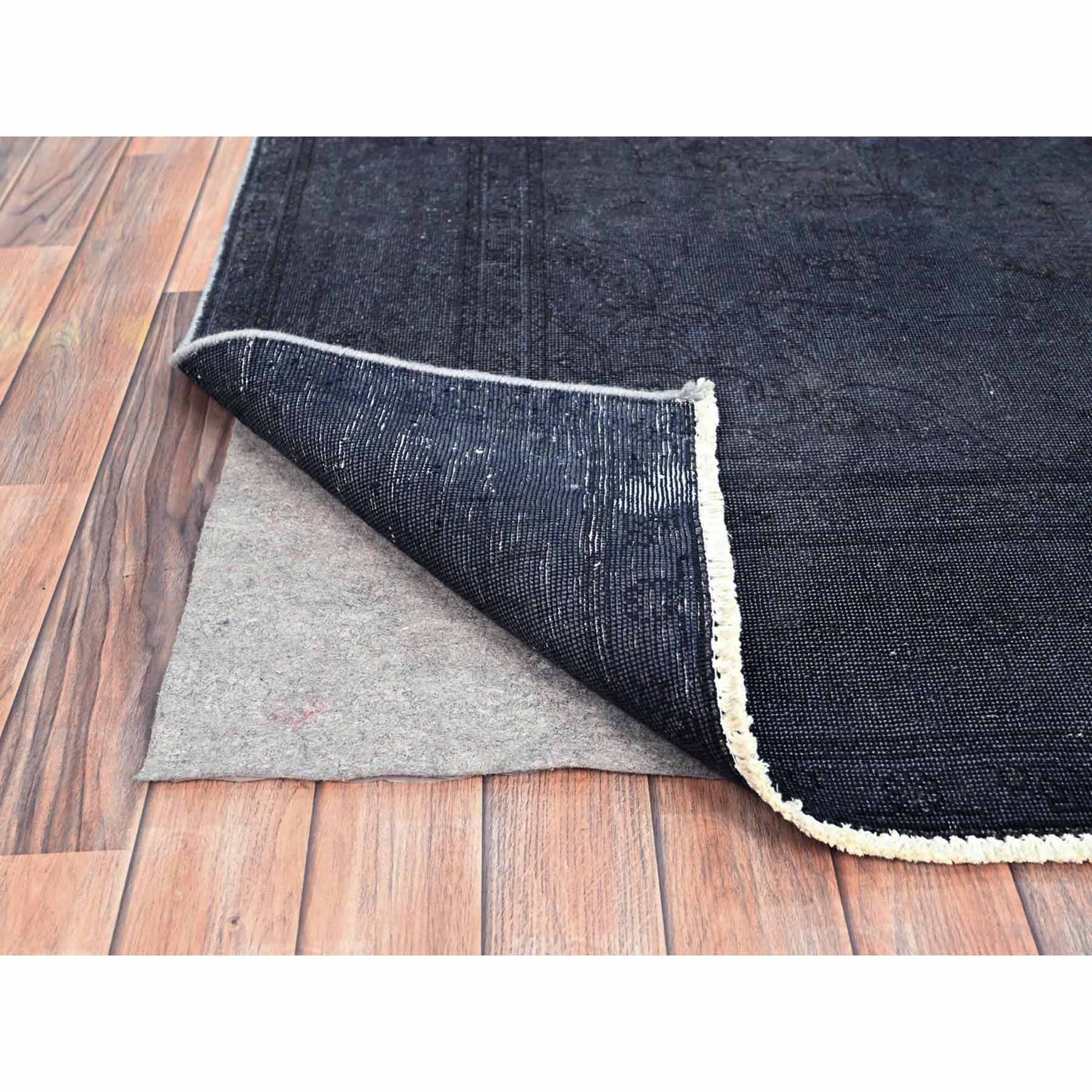 Overdyed-Vintage-Hand-Knotted-Rug-434680