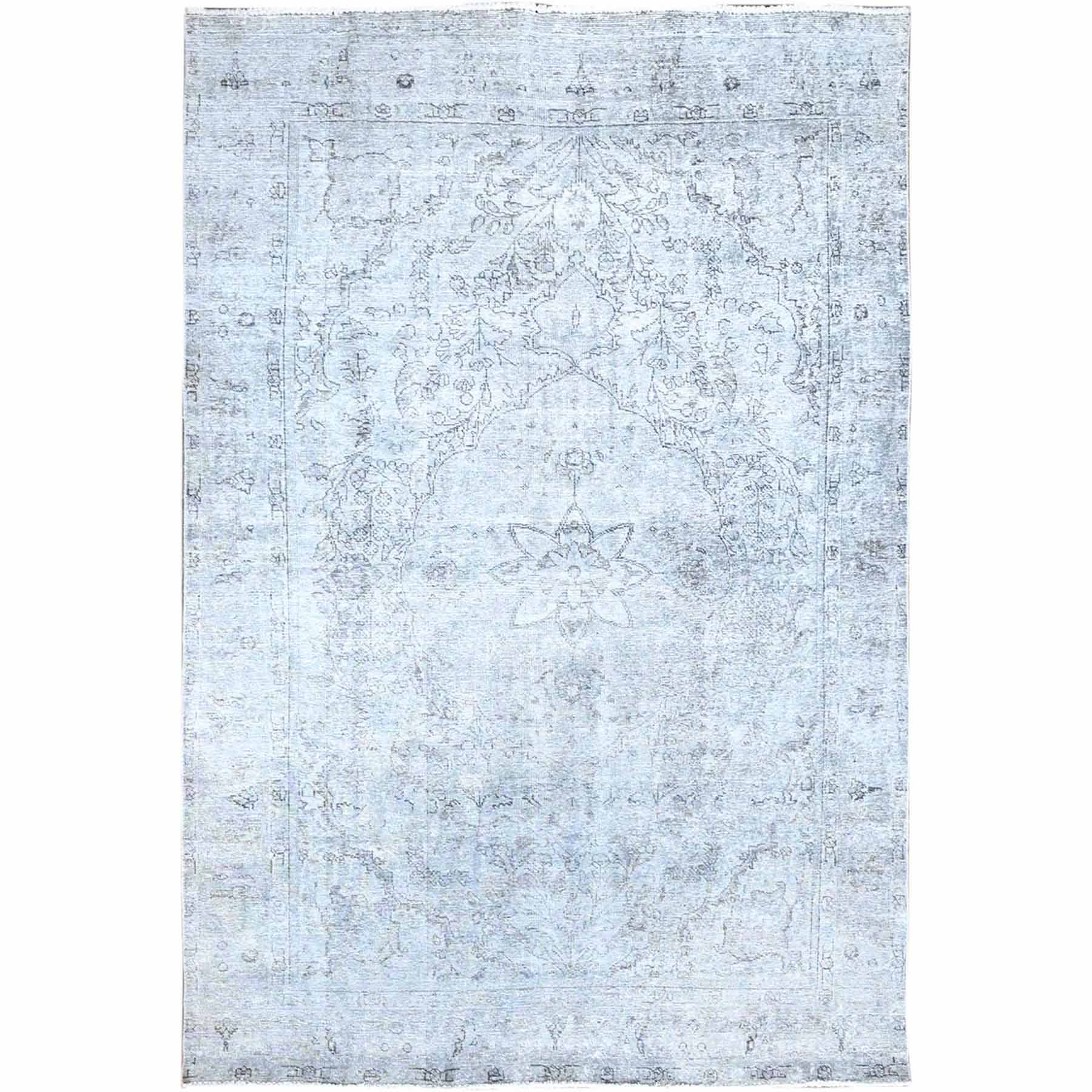 Overdyed-Vintage-Hand-Knotted-Rug-434685