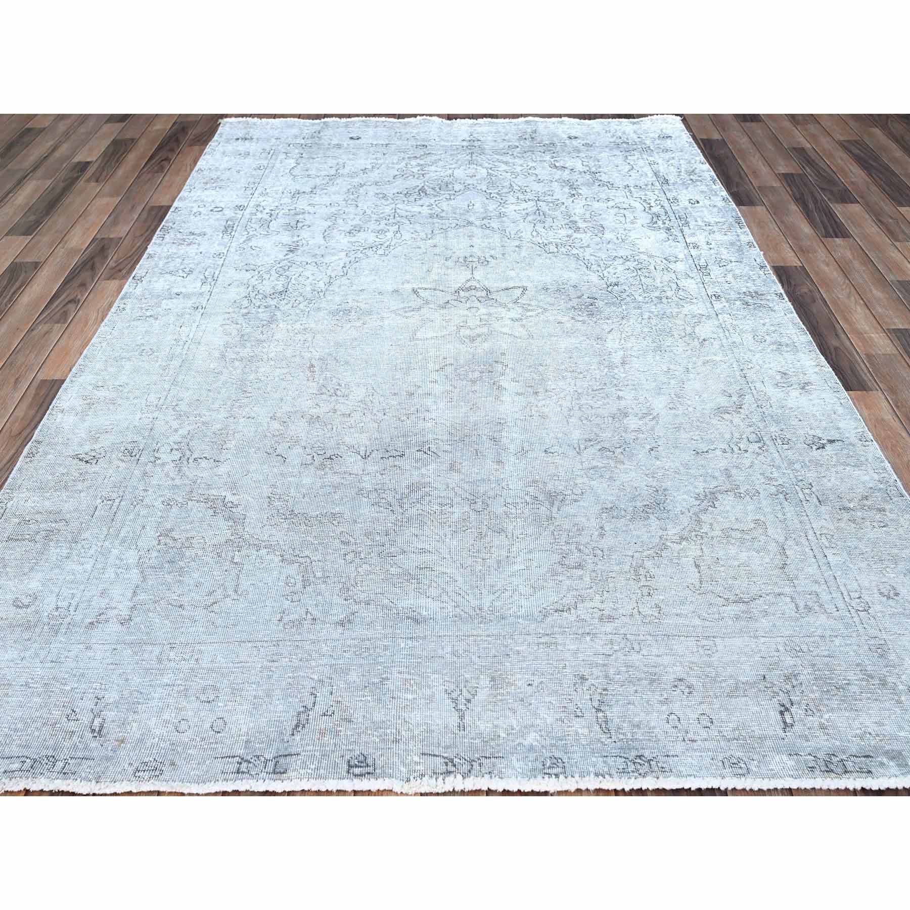 Overdyed-Vintage-Hand-Knotted-Rug-434685