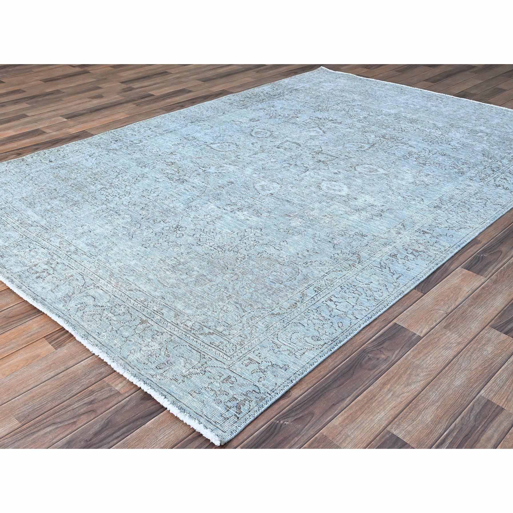 Overdyed-Vintage-Hand-Knotted-Rug-434690