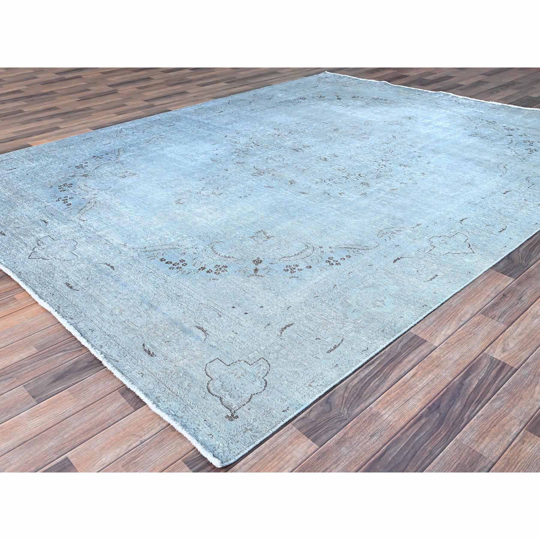 Overdyed-Vintage-Hand-Knotted-Rug-434695