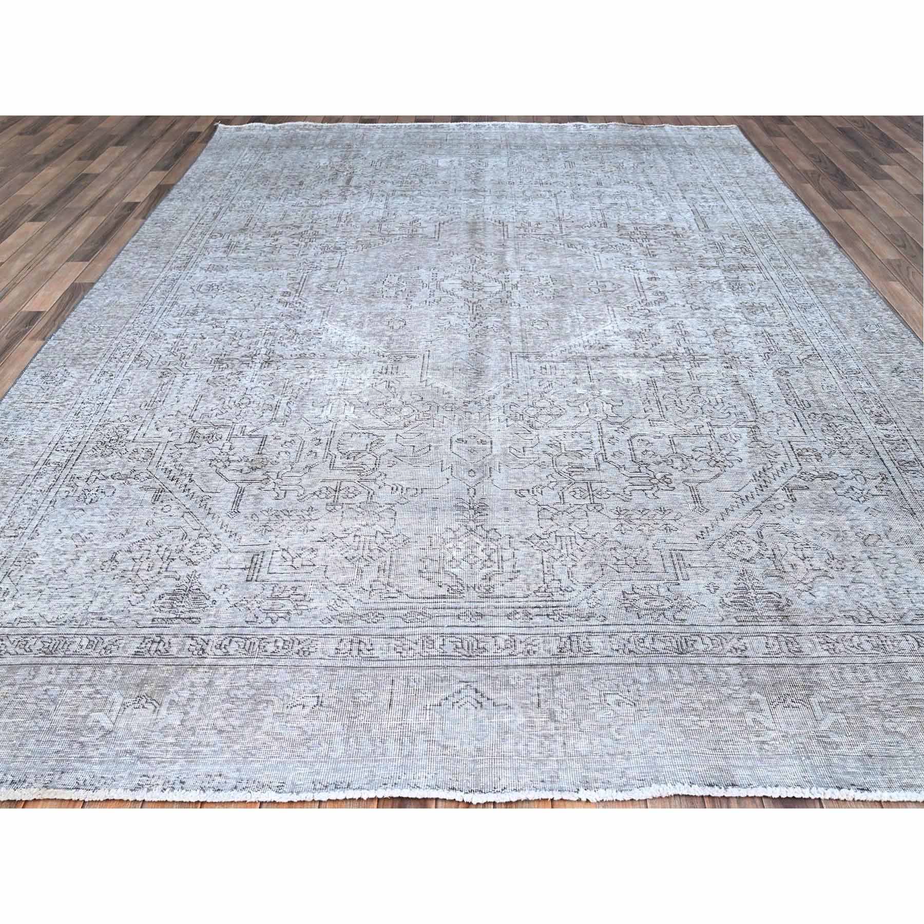 Overdyed-Vintage-Hand-Knotted-Rug-434700