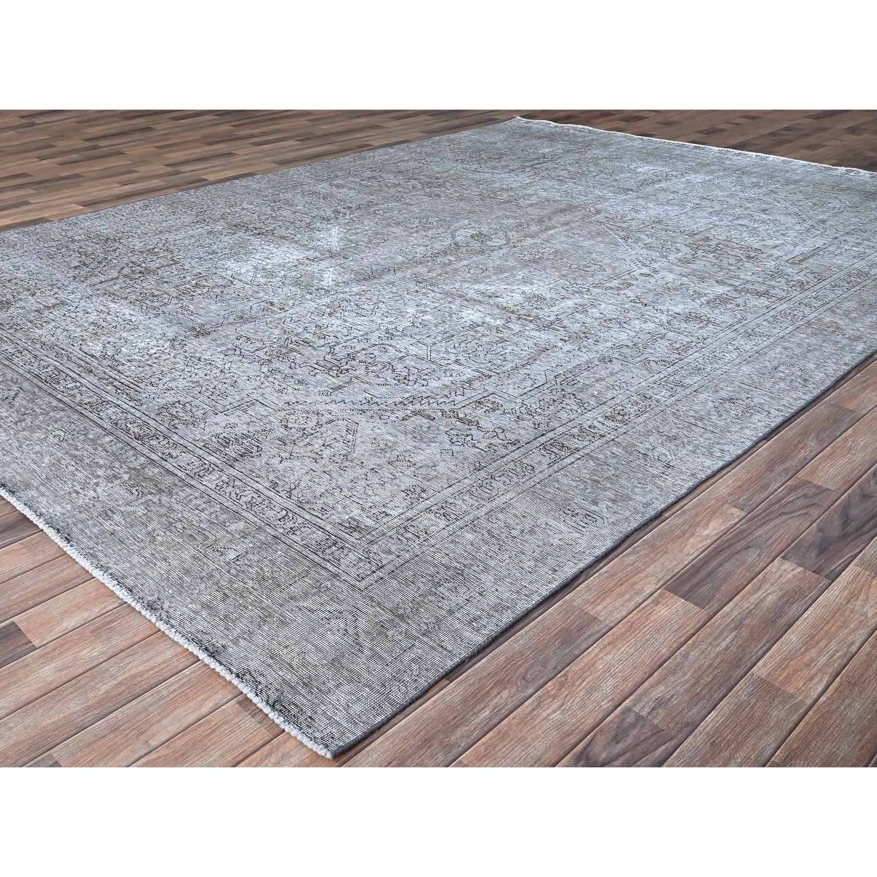 Overdyed-Vintage-Hand-Knotted-Rug-434700