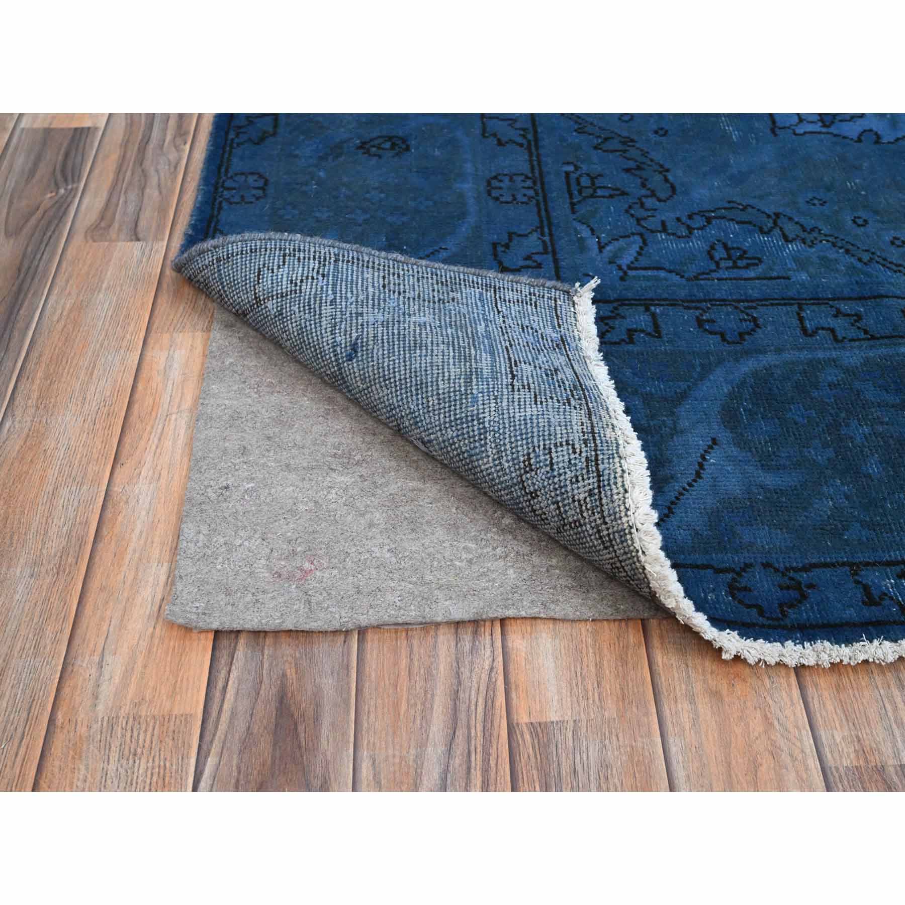 Overdyed-Vintage-Hand-Knotted-Rug-434705