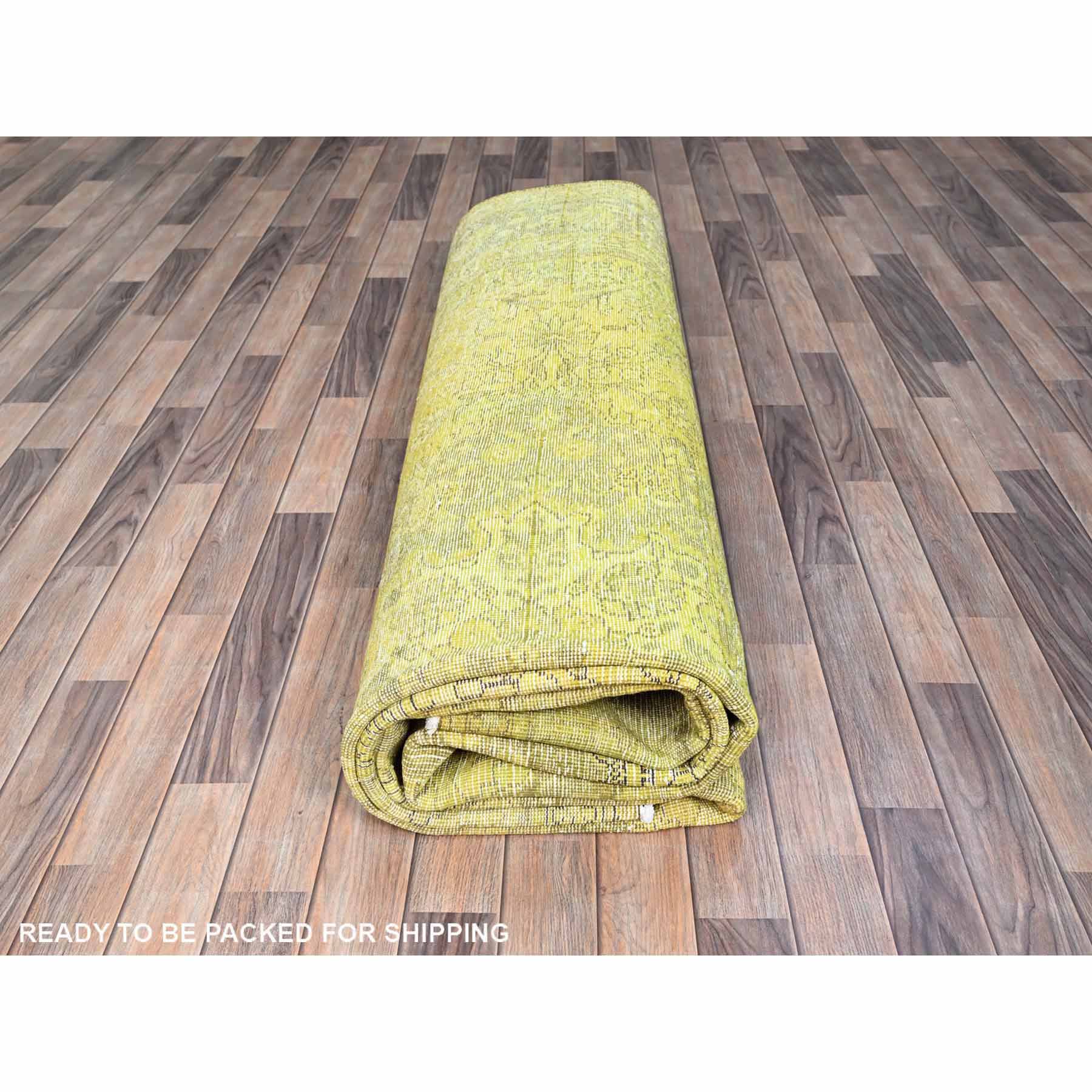 Overdyed-Vintage-Hand-Knotted-Rug-434710