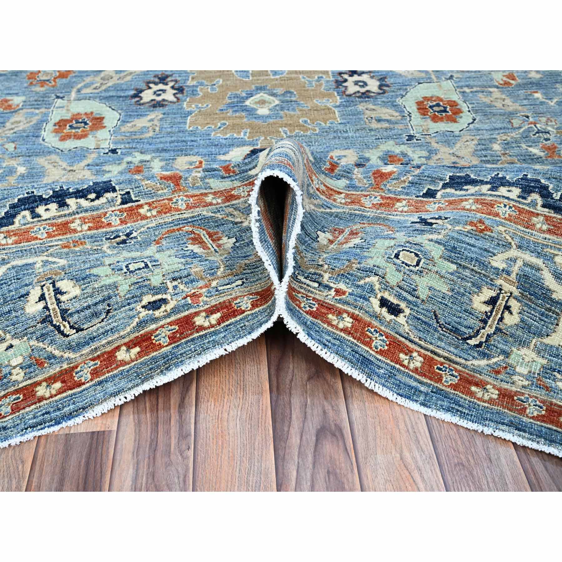 Overdyed-Vintage-Hand-Knotted-Rug-434715