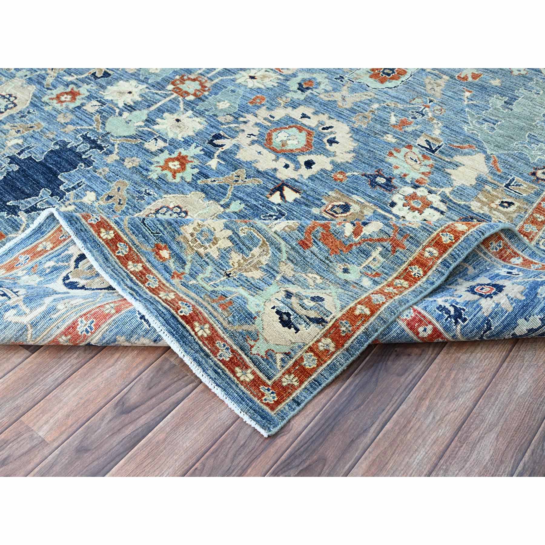 Overdyed-Vintage-Hand-Knotted-Rug-434715