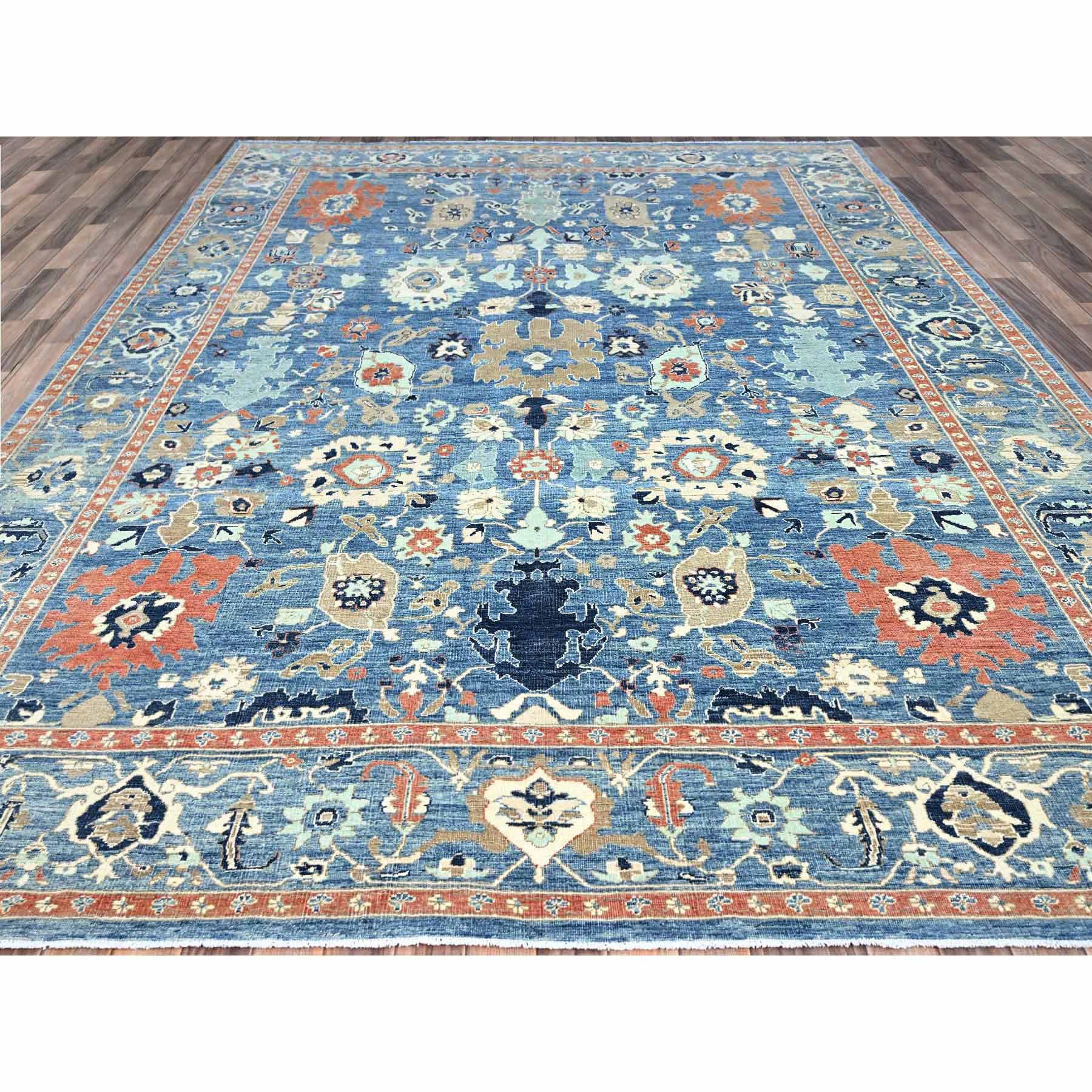 Overdyed-Vintage-Hand-Knotted-Rug-434720