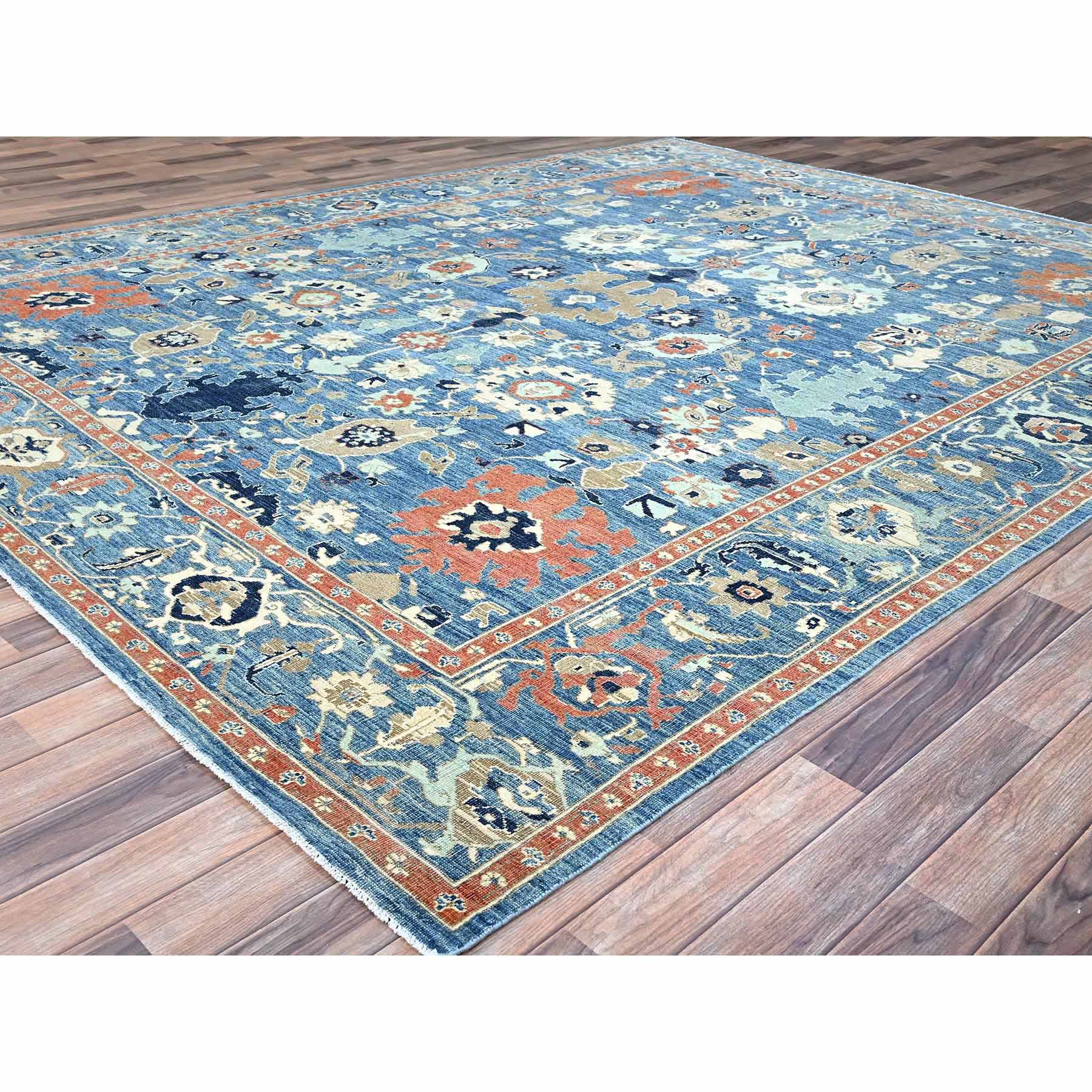 Overdyed-Vintage-Hand-Knotted-Rug-434720