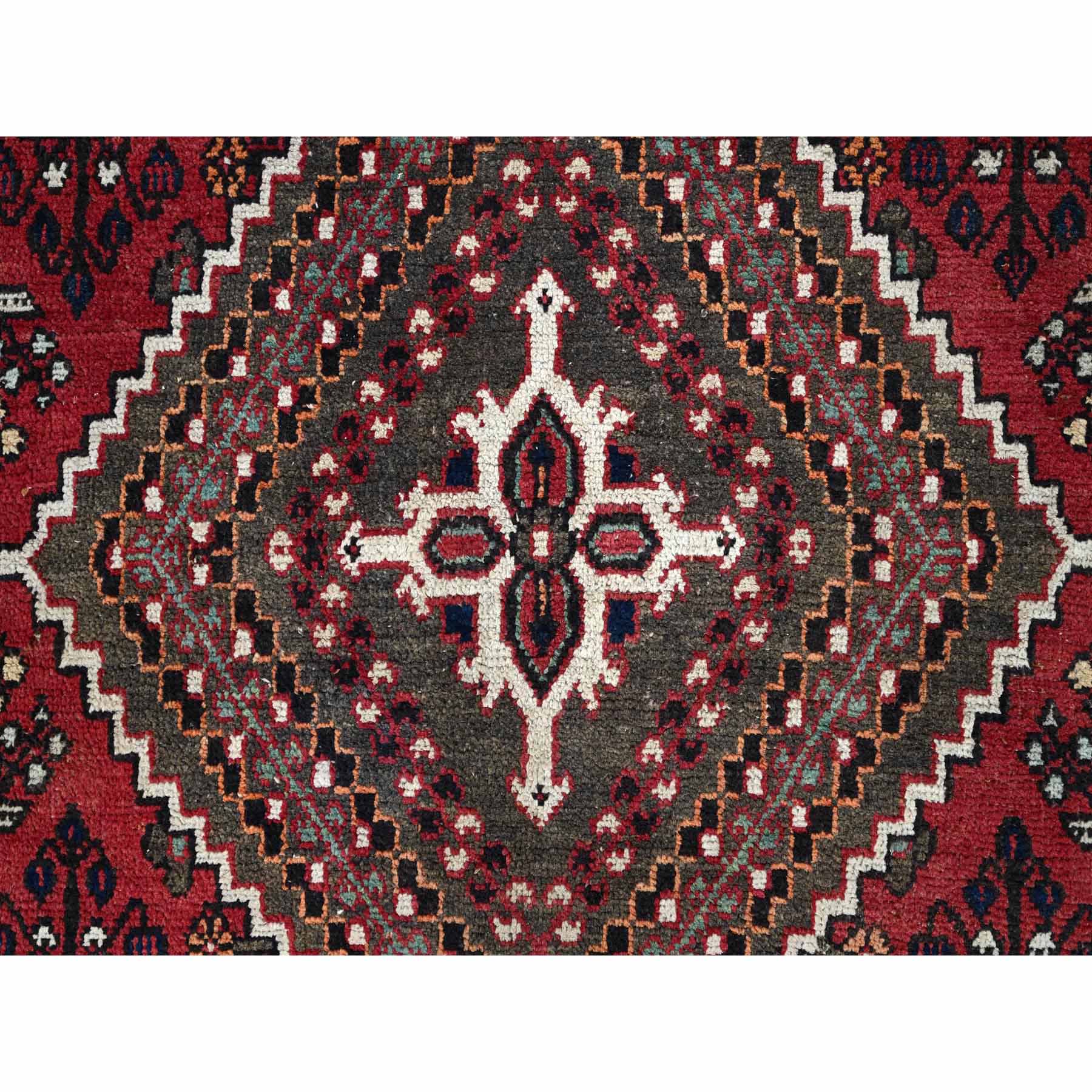 Overdyed-Vintage-Hand-Knotted-Rug-433070