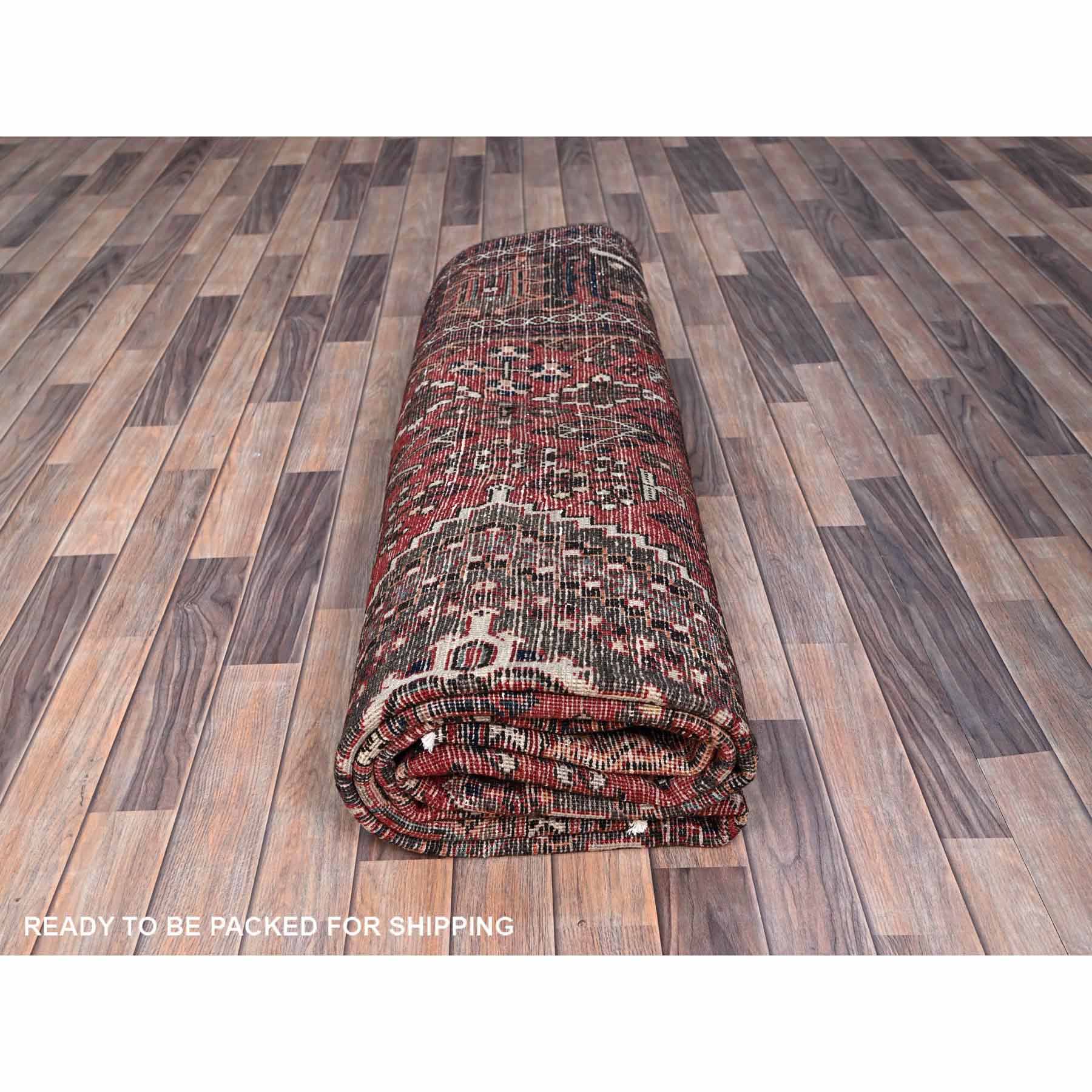 Overdyed-Vintage-Hand-Knotted-Rug-433070