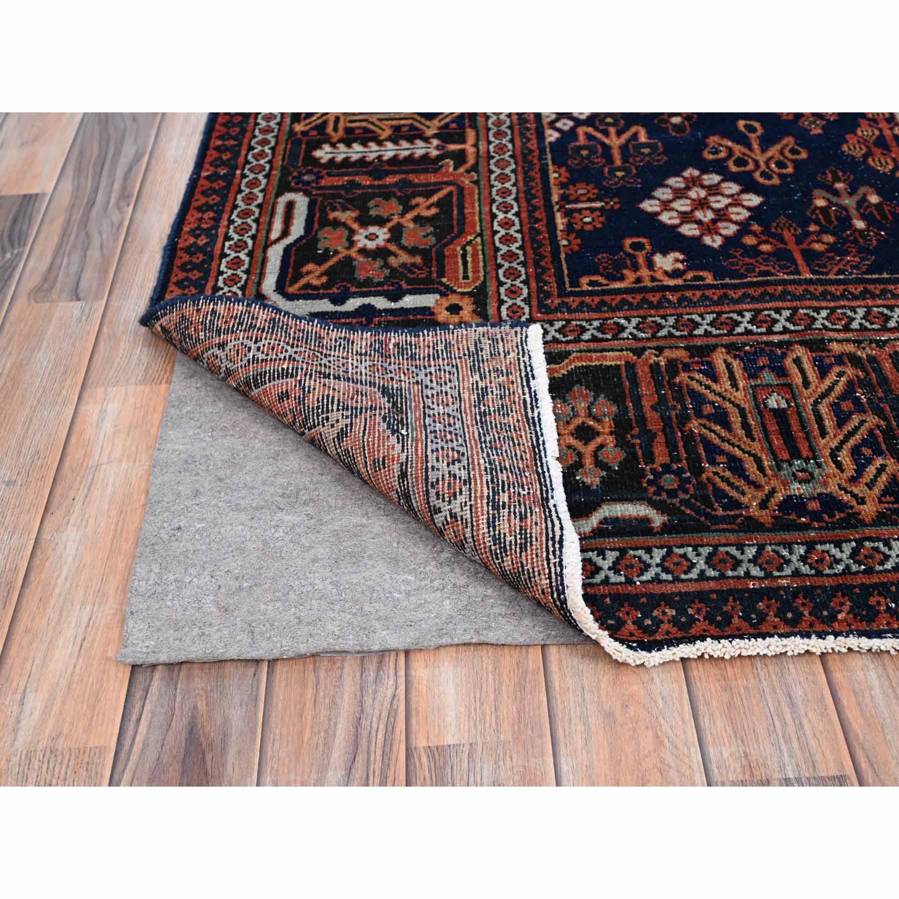 Overdyed-Vintage-Hand-Knotted-Rug-433075