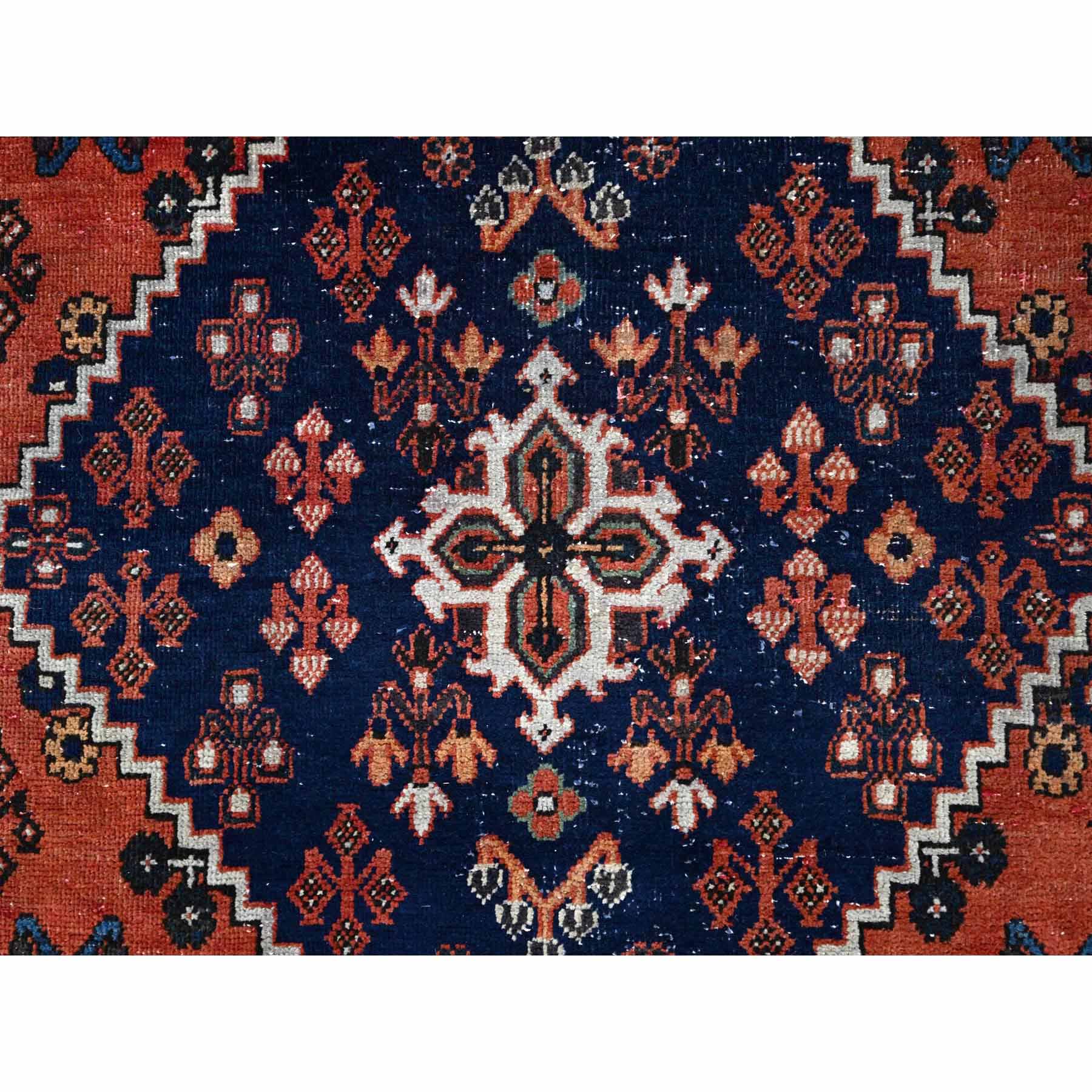 Overdyed-Vintage-Hand-Knotted-Rug-433075