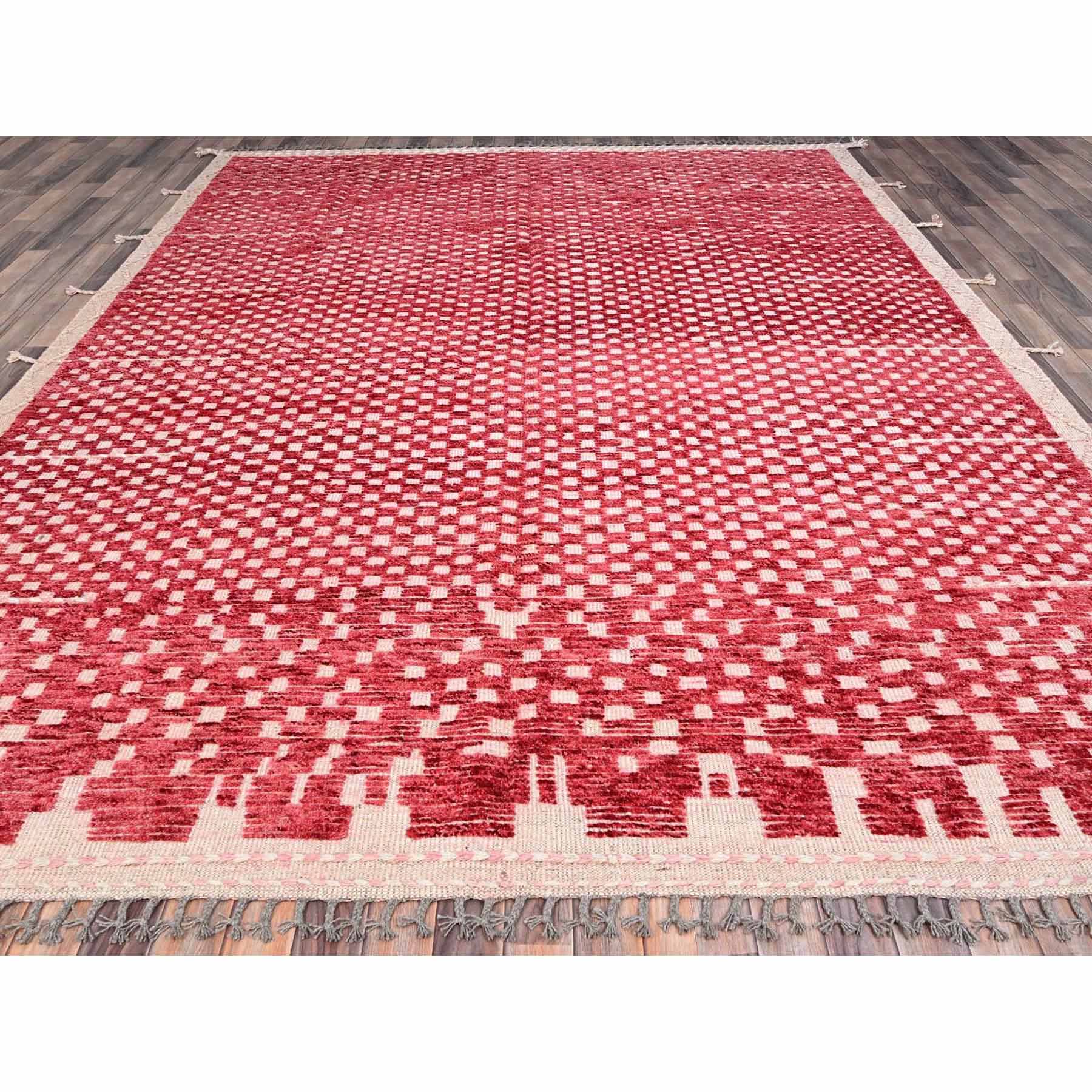 Tribal-Geometric-Hand-Knotted-Rug-432500