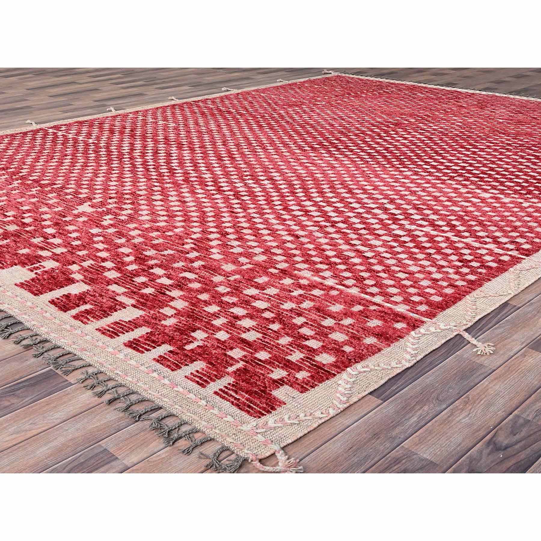 Tribal-Geometric-Hand-Knotted-Rug-432500