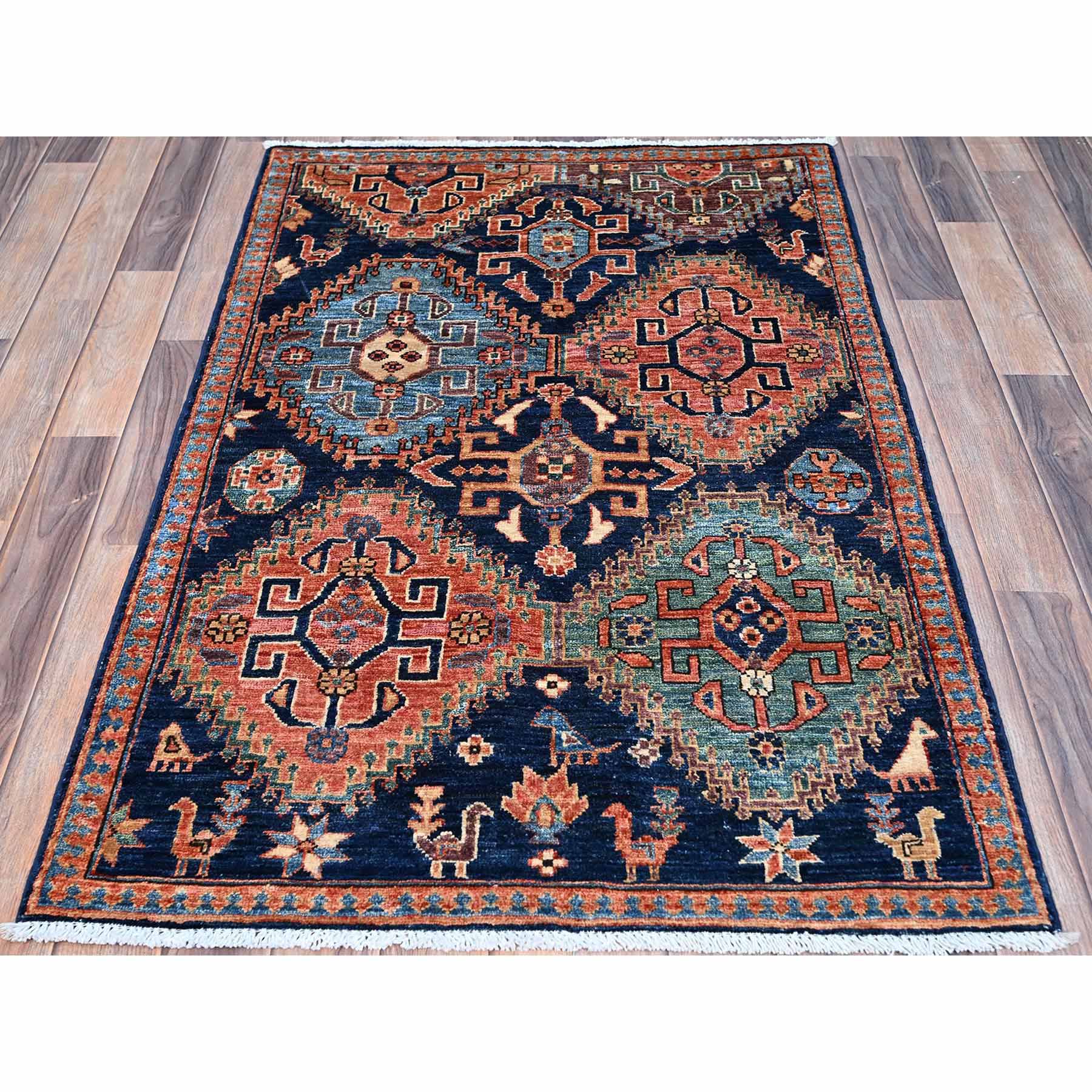 Tribal-Geometric-Hand-Knotted-Rug-433045