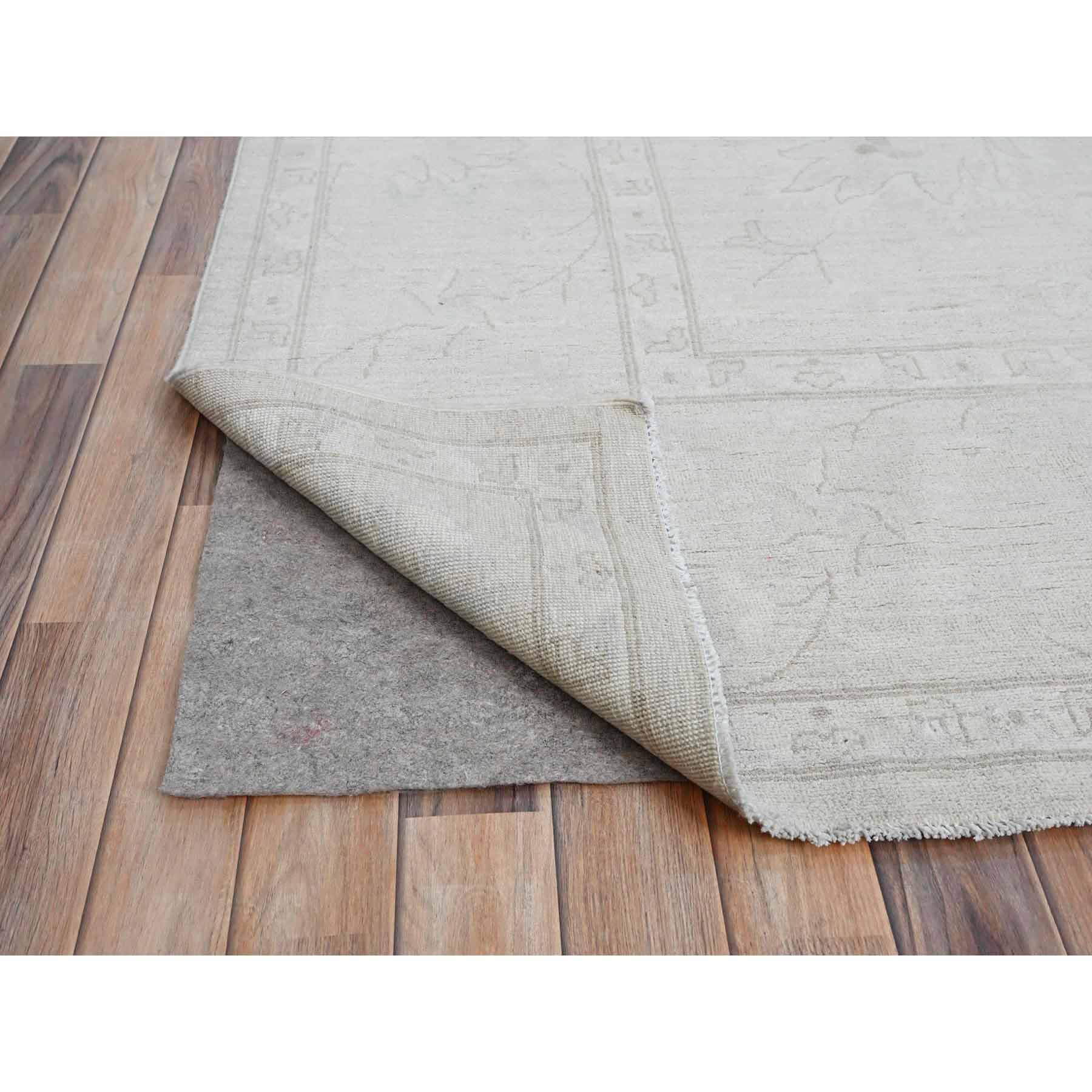 White-Wash-Vintage-Silver-Wash-Hand-Knotted-Rug-433530