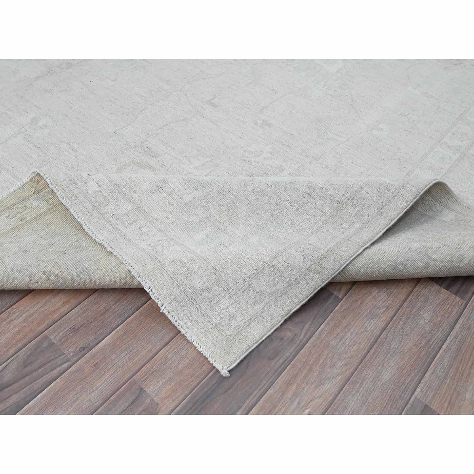 White-Wash-Vintage-Silver-Wash-Hand-Knotted-Rug-433530