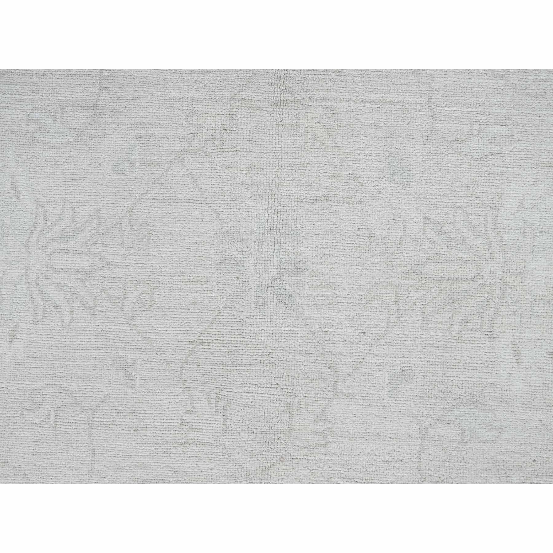 White-Wash-Vintage-Silver-Wash-Hand-Knotted-Rug-433530
