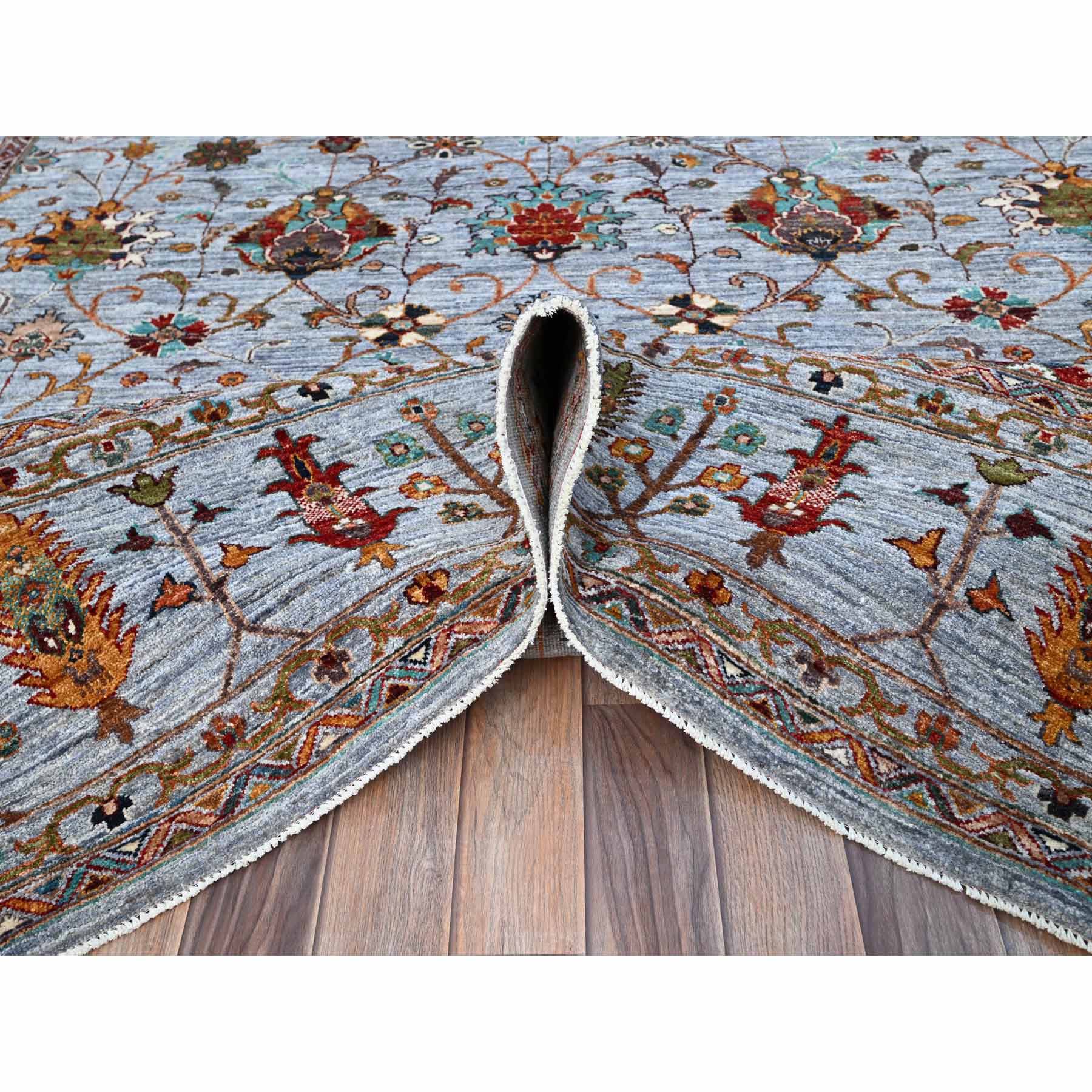 Tribal-Geometric-Hand-Knotted-Rug-433575