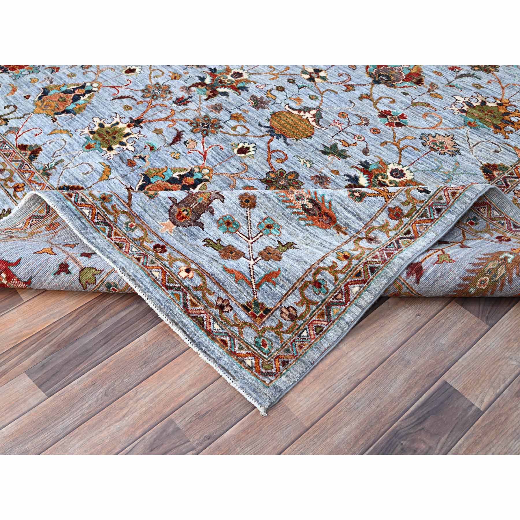 Tribal-Geometric-Hand-Knotted-Rug-433575