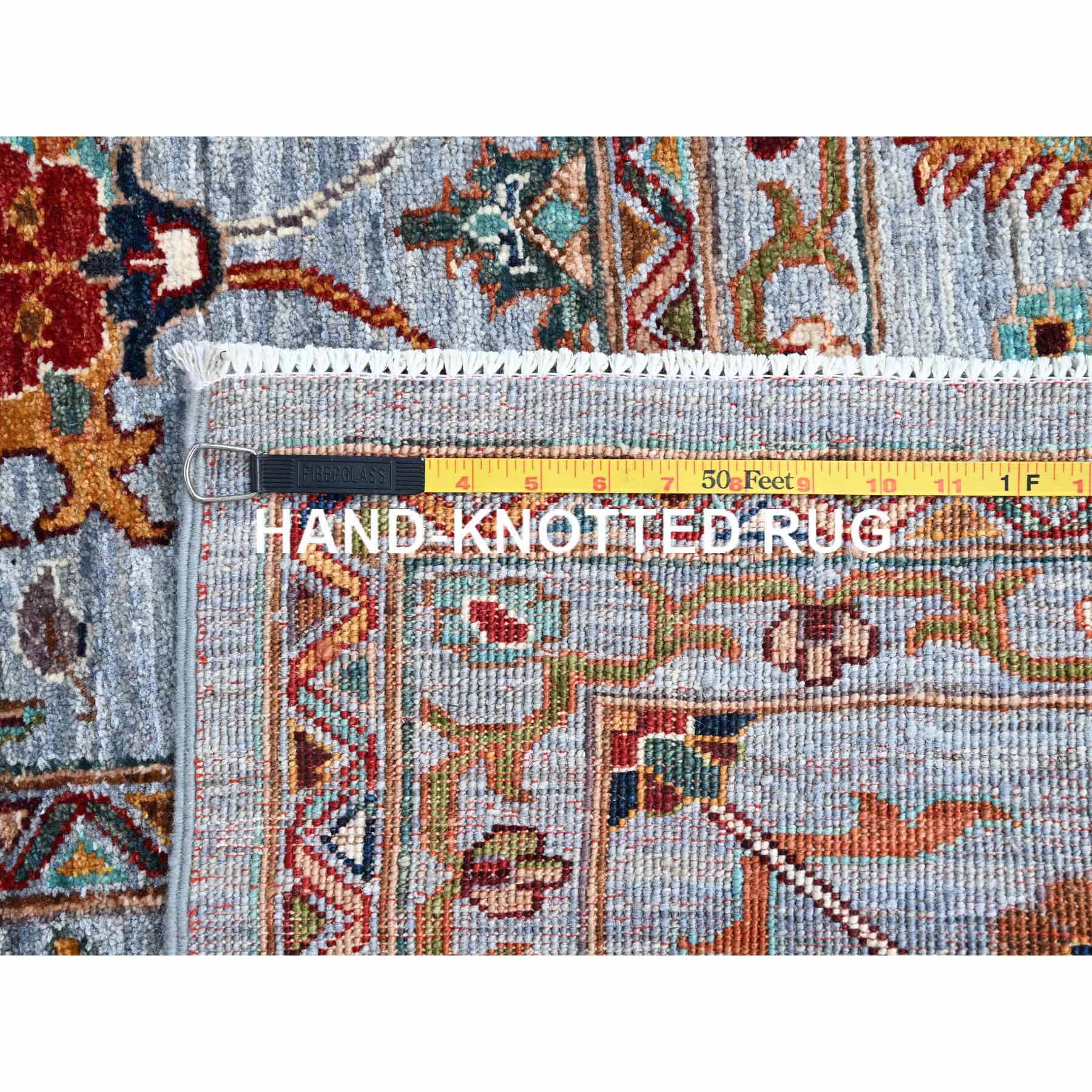 Tribal-Geometric-Hand-Knotted-Rug-433575