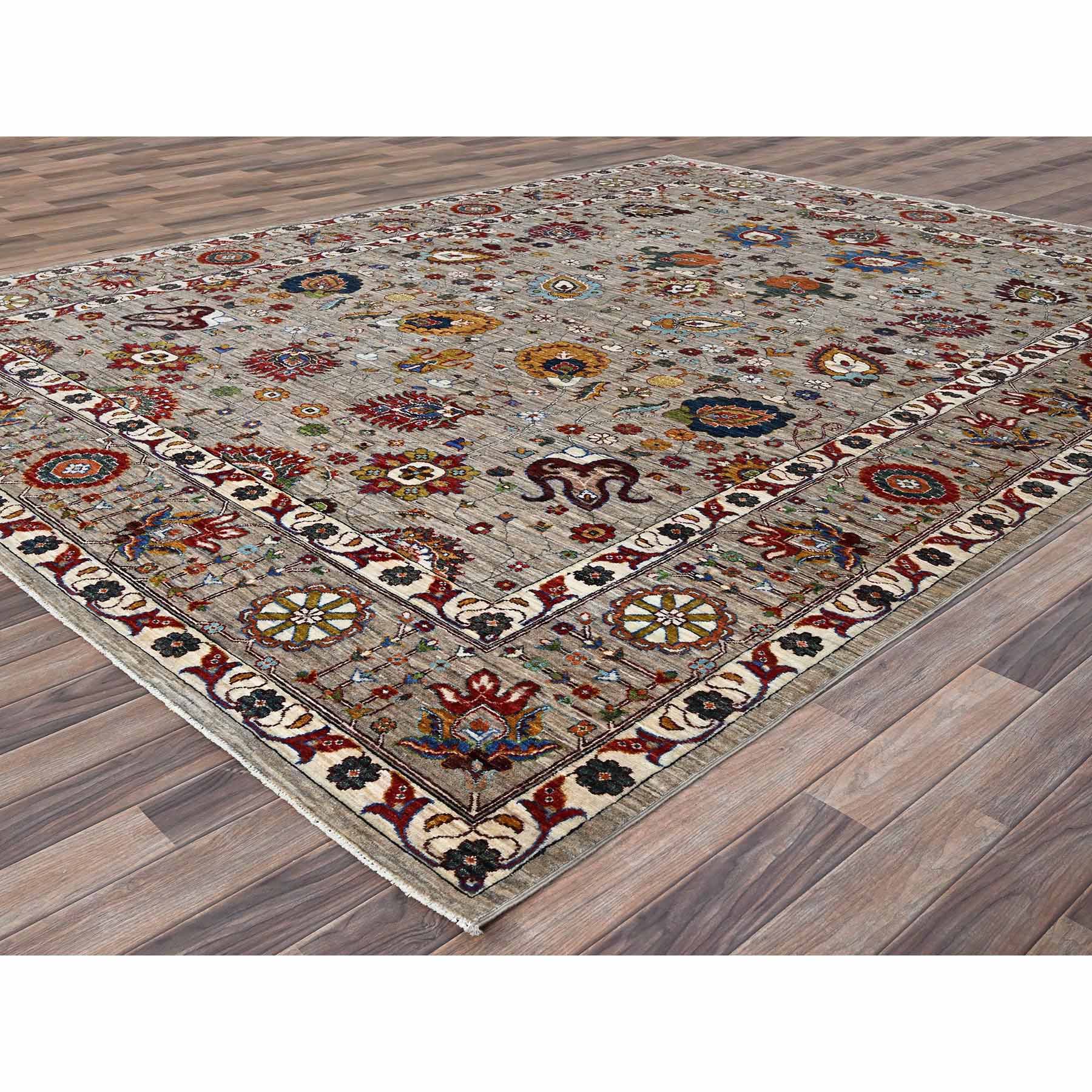 Tribal-Geometric-Hand-Knotted-Rug-433580