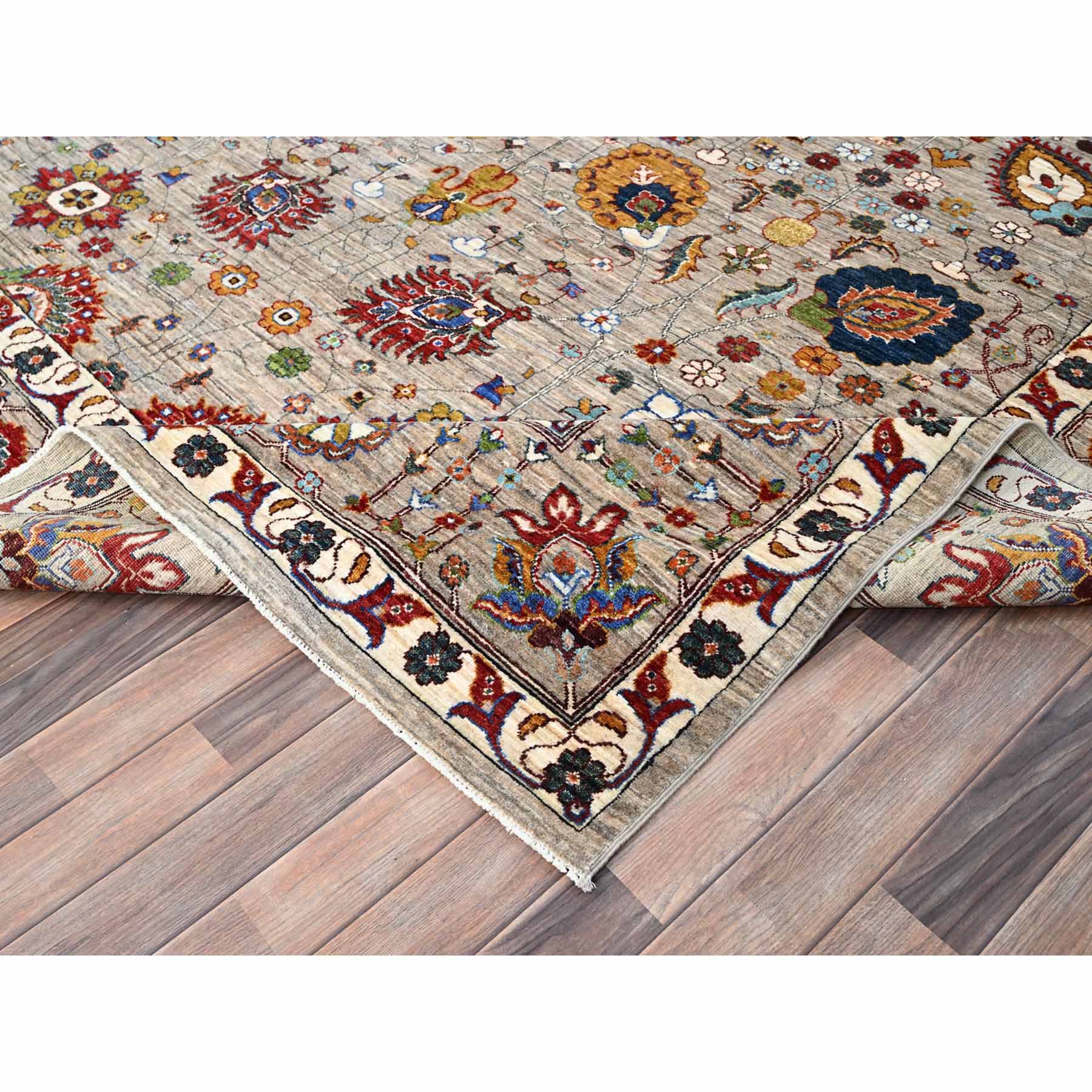 Tribal-Geometric-Hand-Knotted-Rug-433580