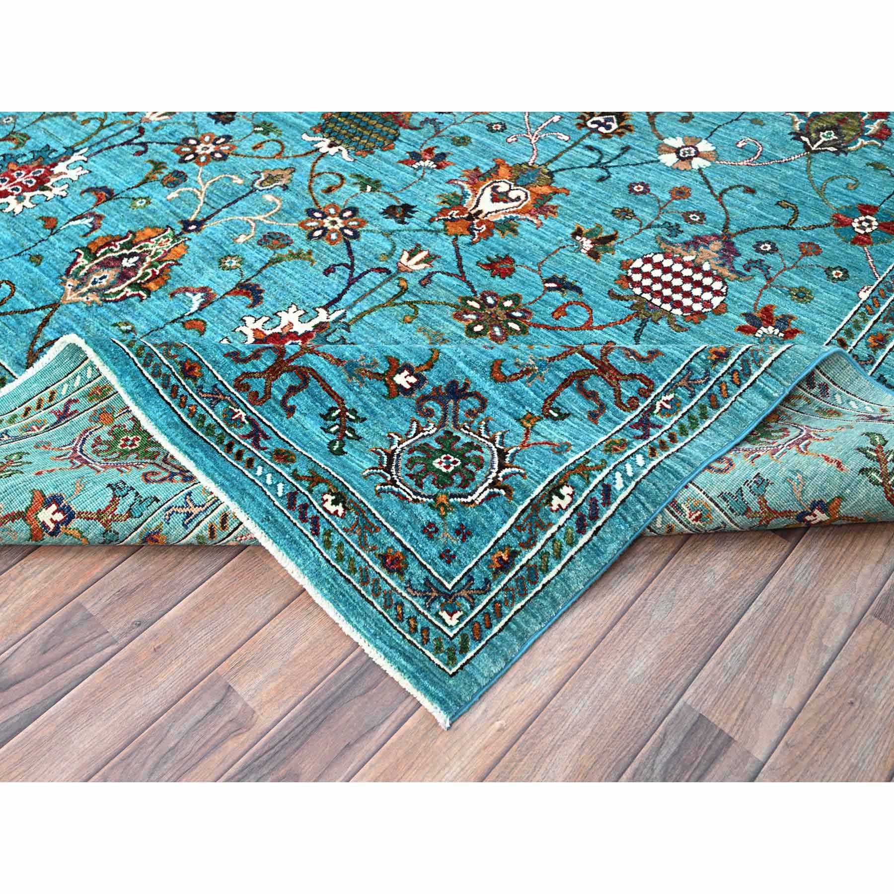 Tribal-Geometric-Hand-Knotted-Rug-433590