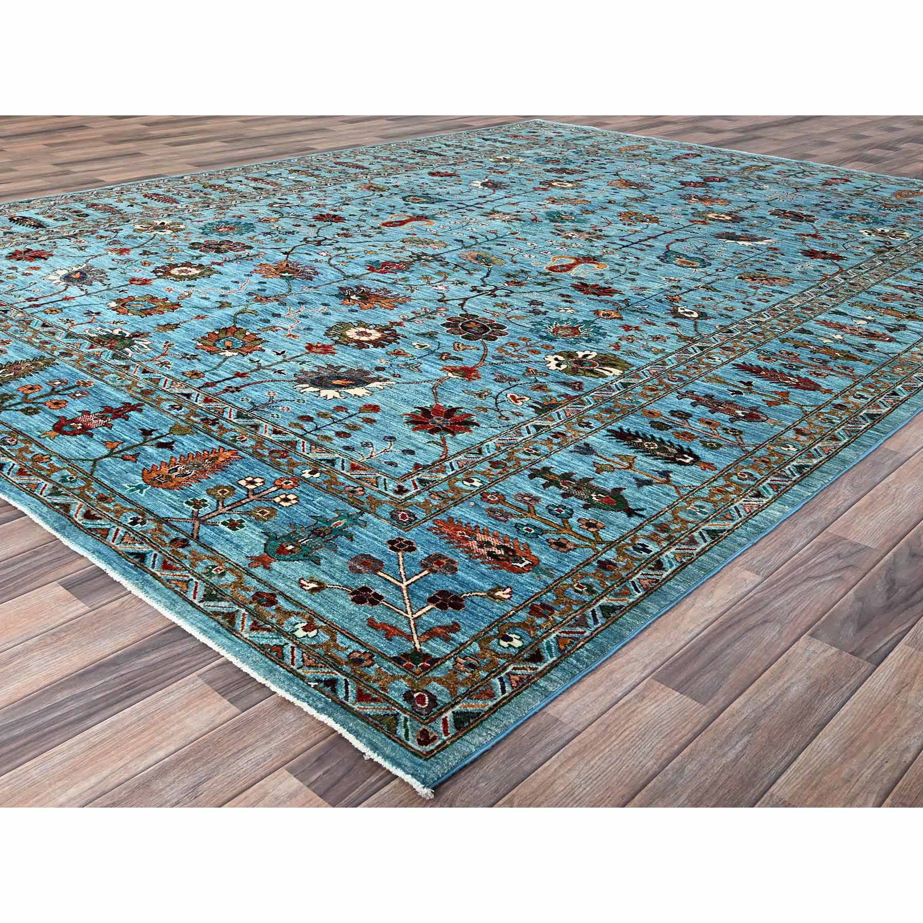 Tribal-Geometric-Hand-Knotted-Rug-433595