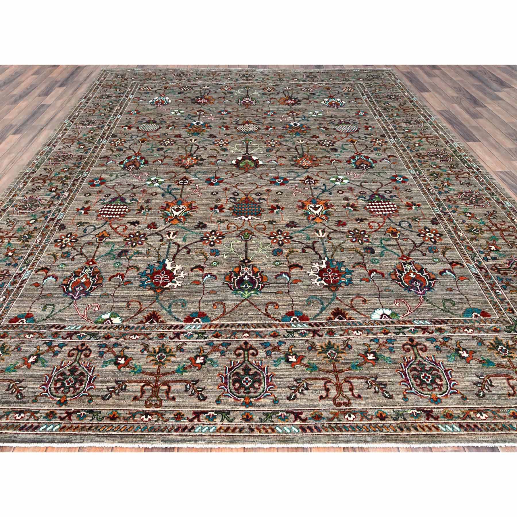 Tribal-Geometric-Hand-Knotted-Rug-433600