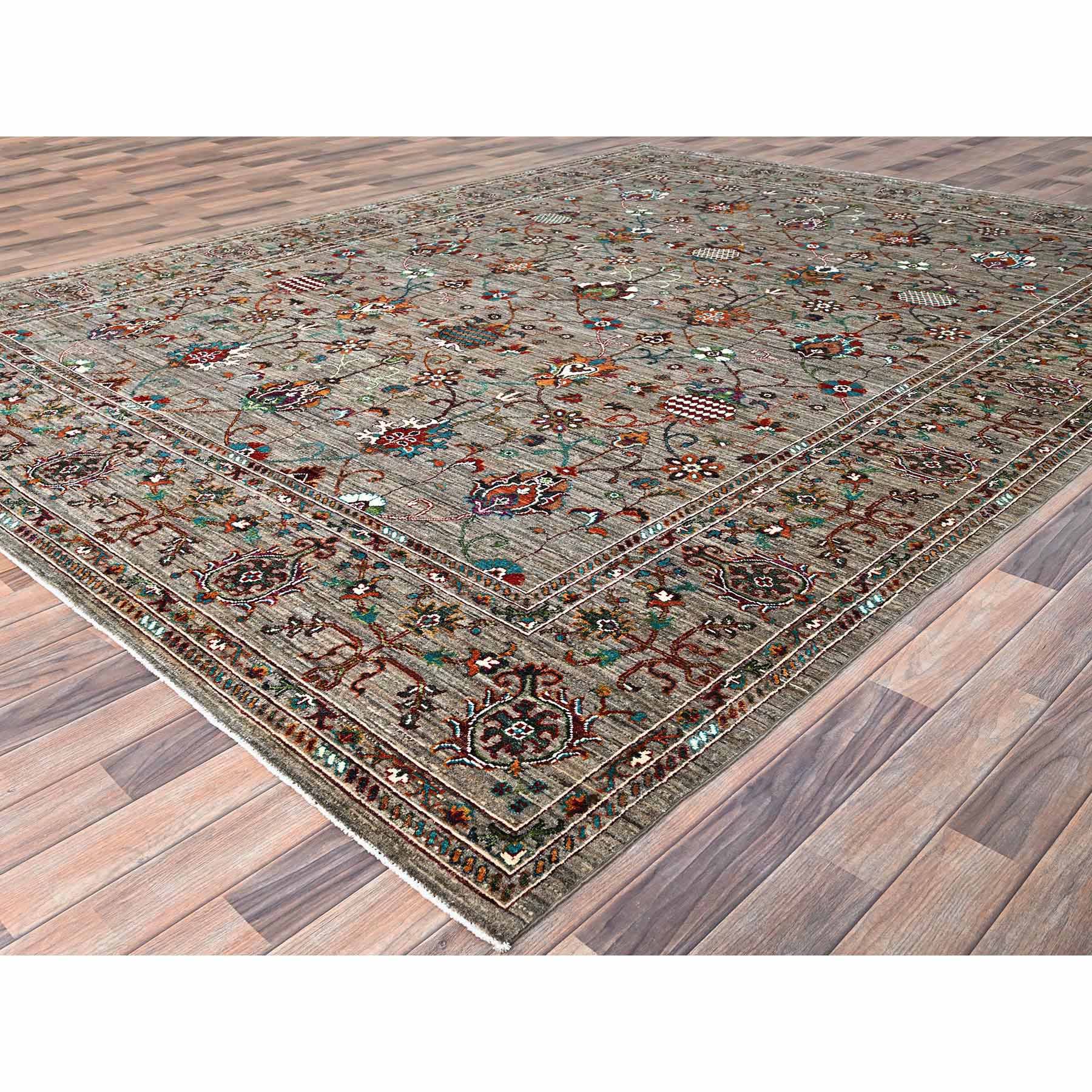 Tribal-Geometric-Hand-Knotted-Rug-433600