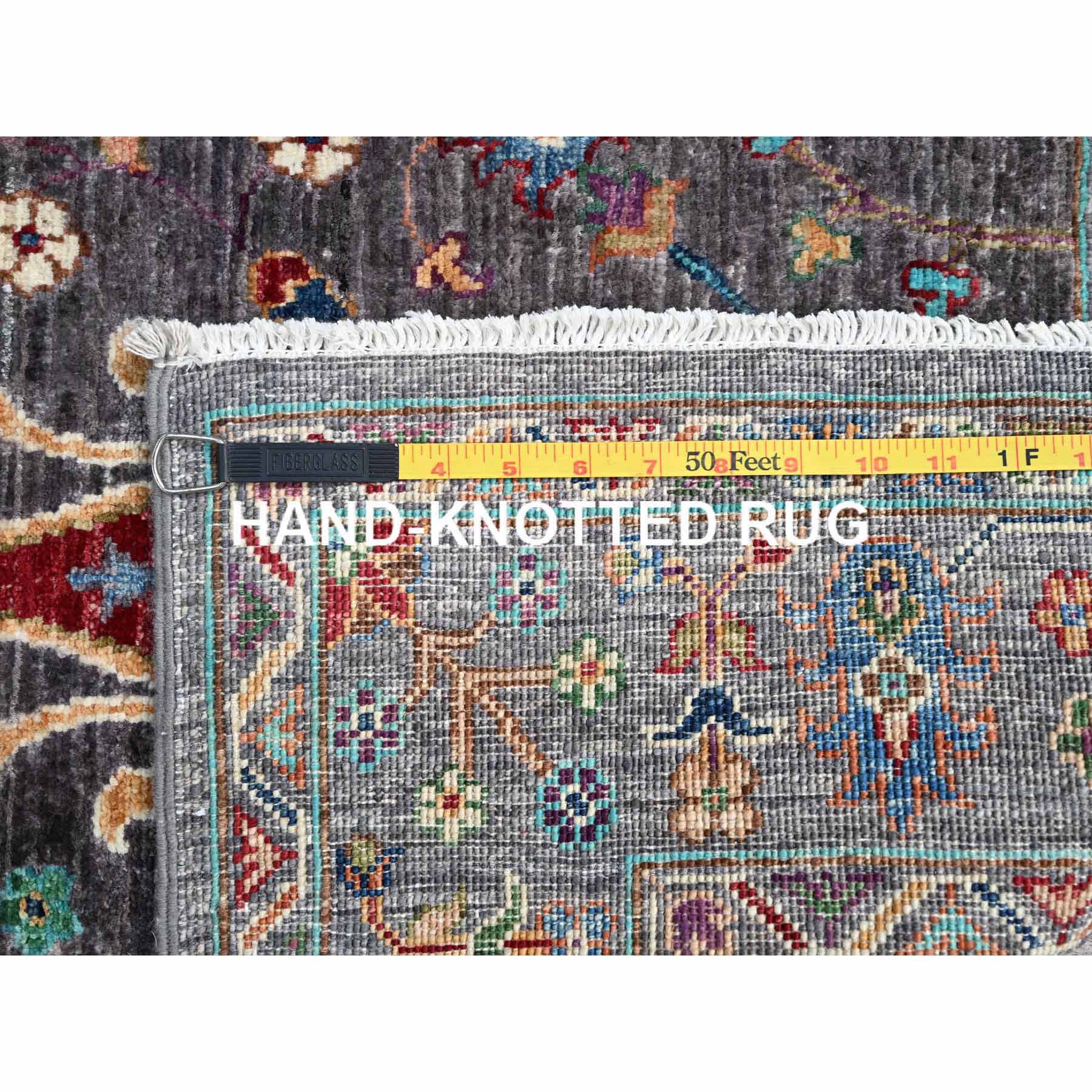 Tribal-Geometric-Hand-Knotted-Rug-433630