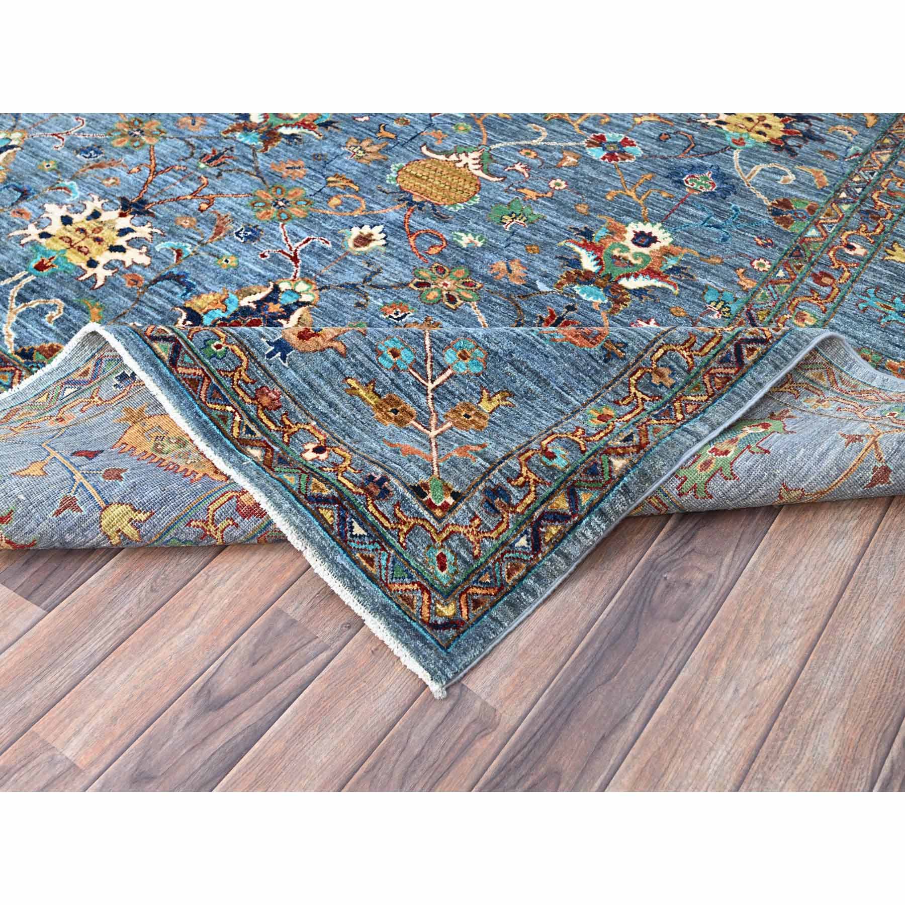 Tribal-Geometric-Hand-Knotted-Rug-433655