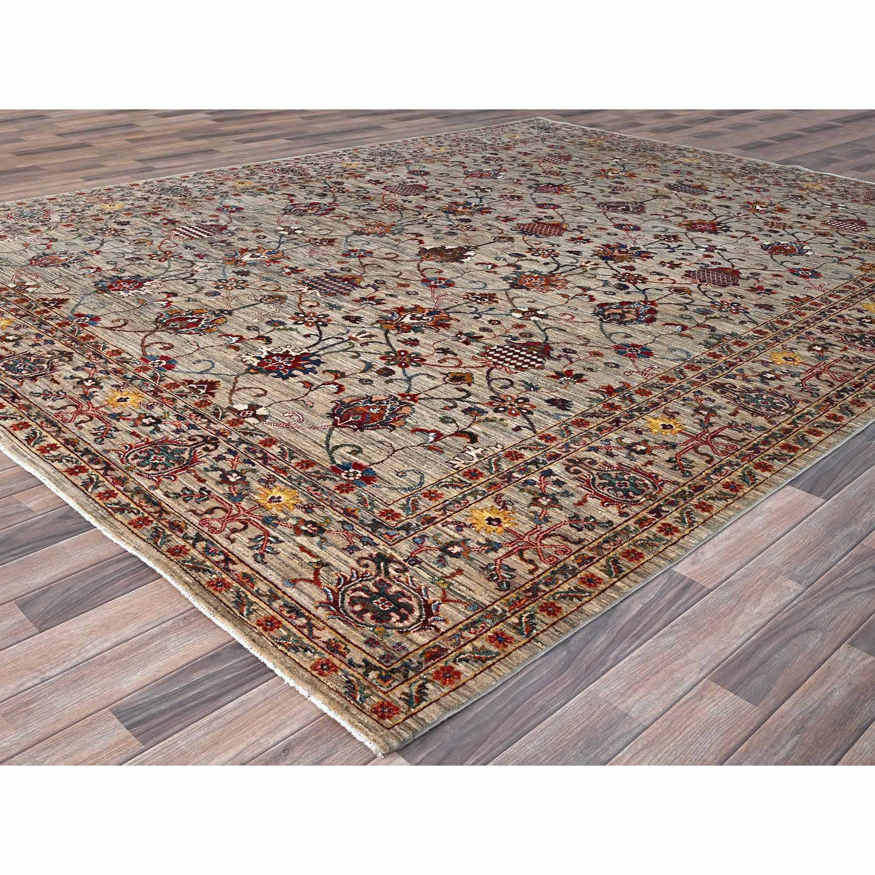 Tribal-Geometric-Hand-Knotted-Rug-433660