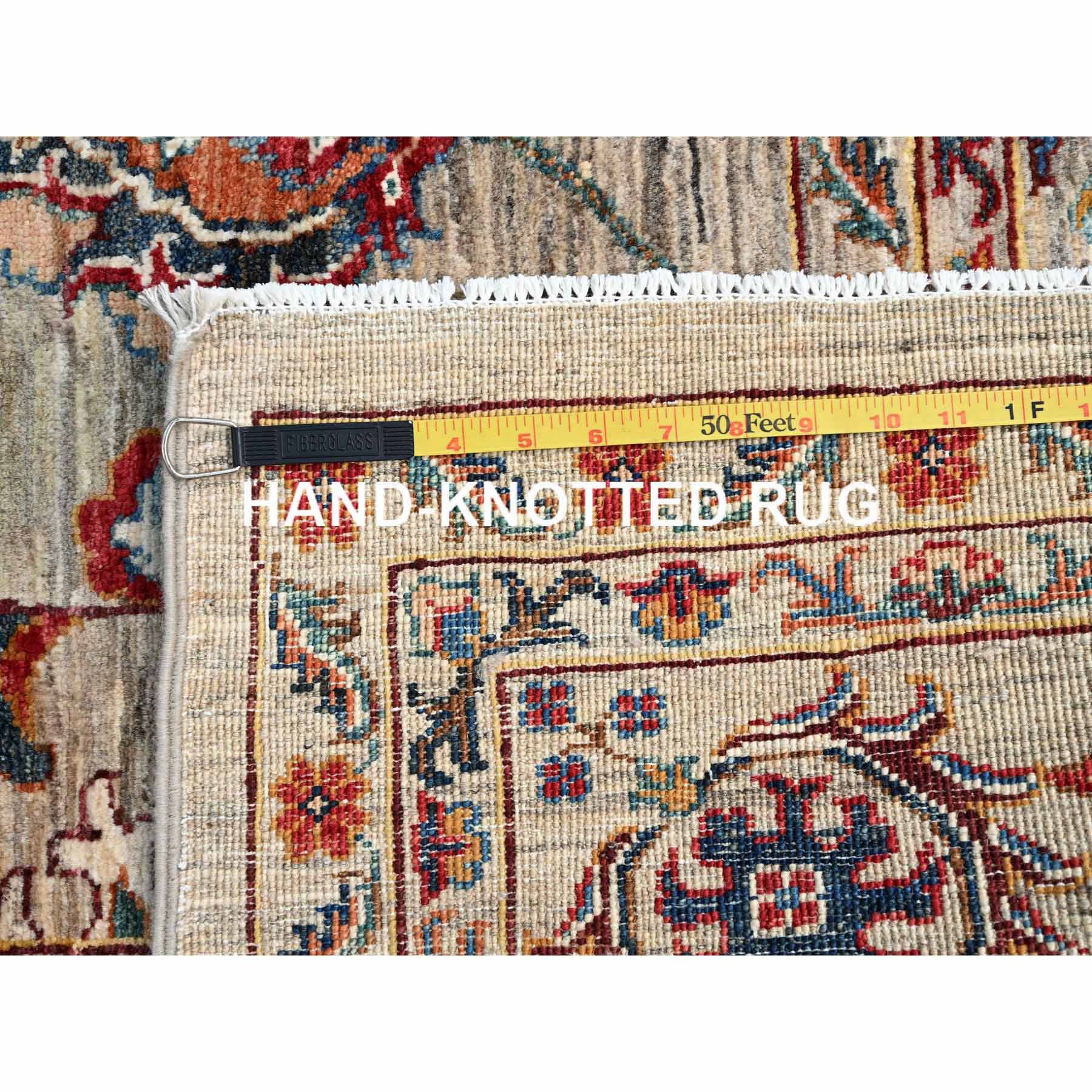 Tribal-Geometric-Hand-Knotted-Rug-433660