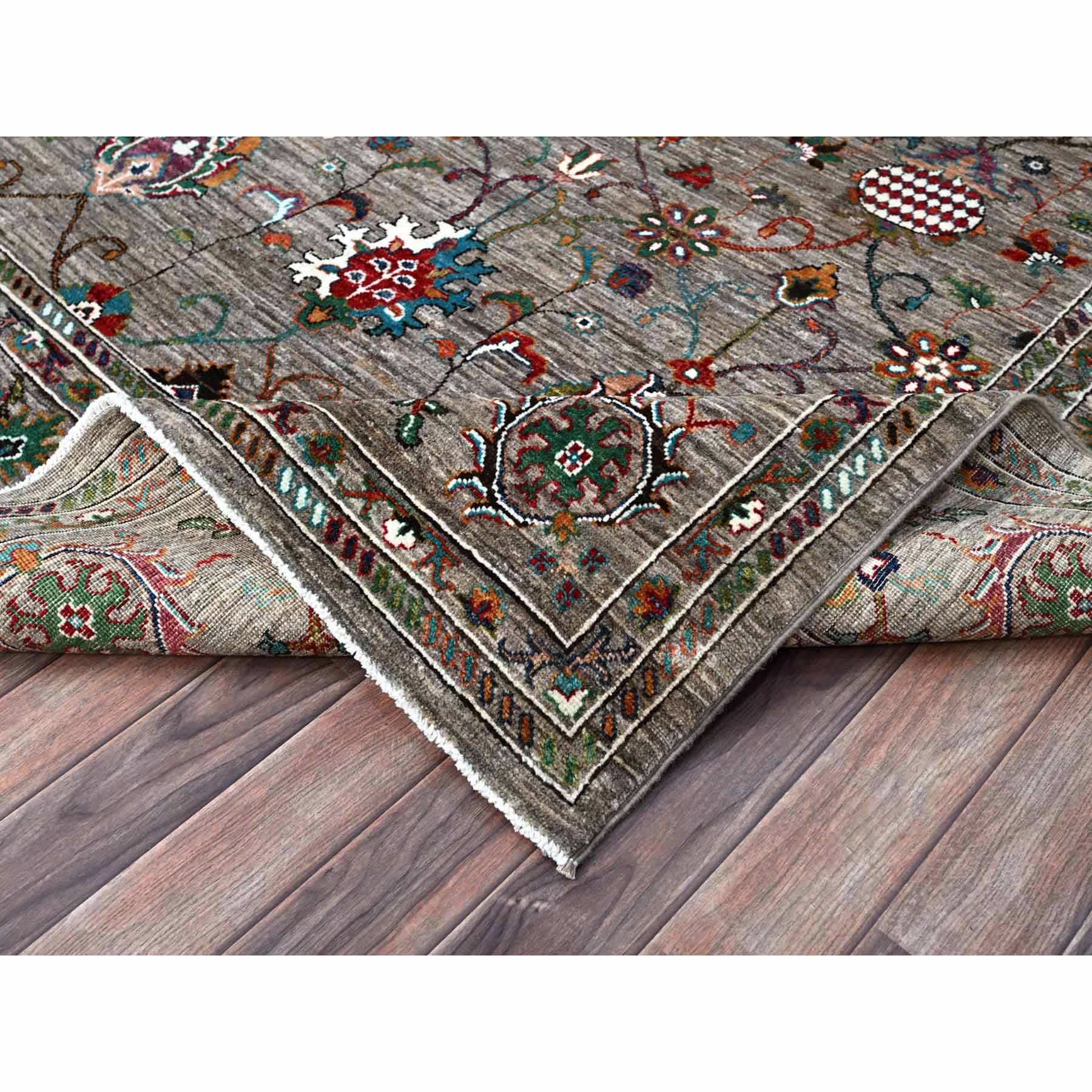 Tribal-Geometric-Hand-Knotted-Rug-434465