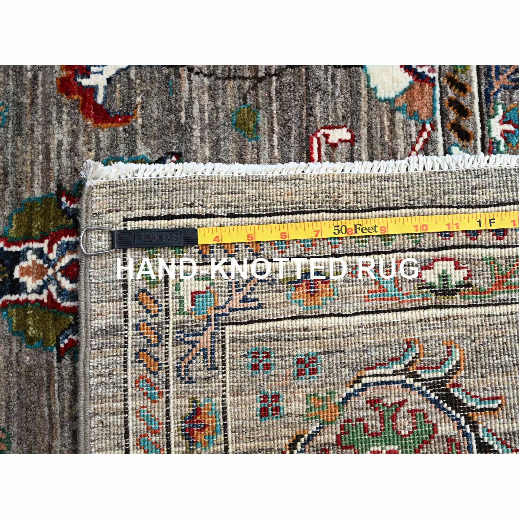 Tribal-Geometric-Hand-Knotted-Rug-434465