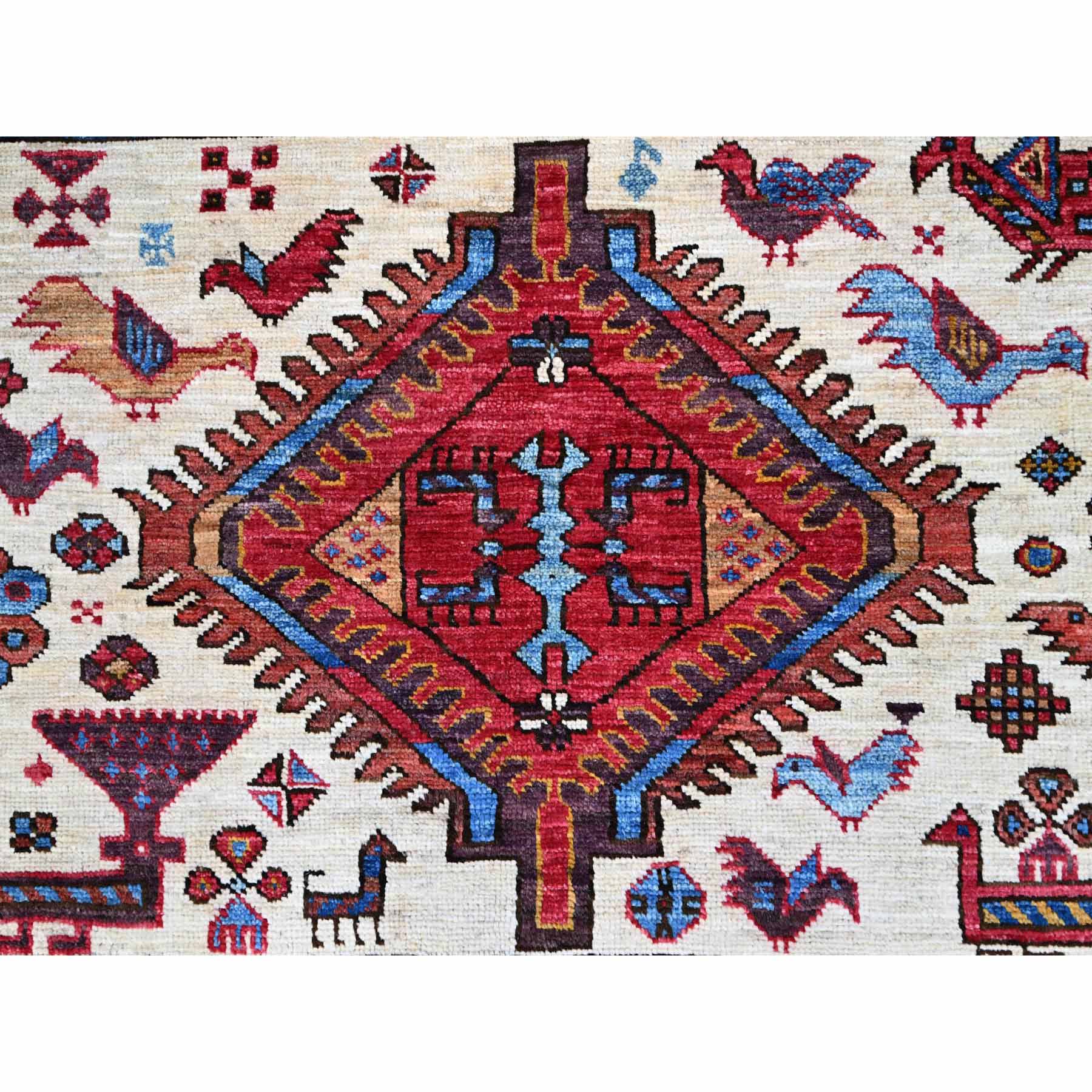 Tribal-Geometric-Hand-Knotted-Rug-434885