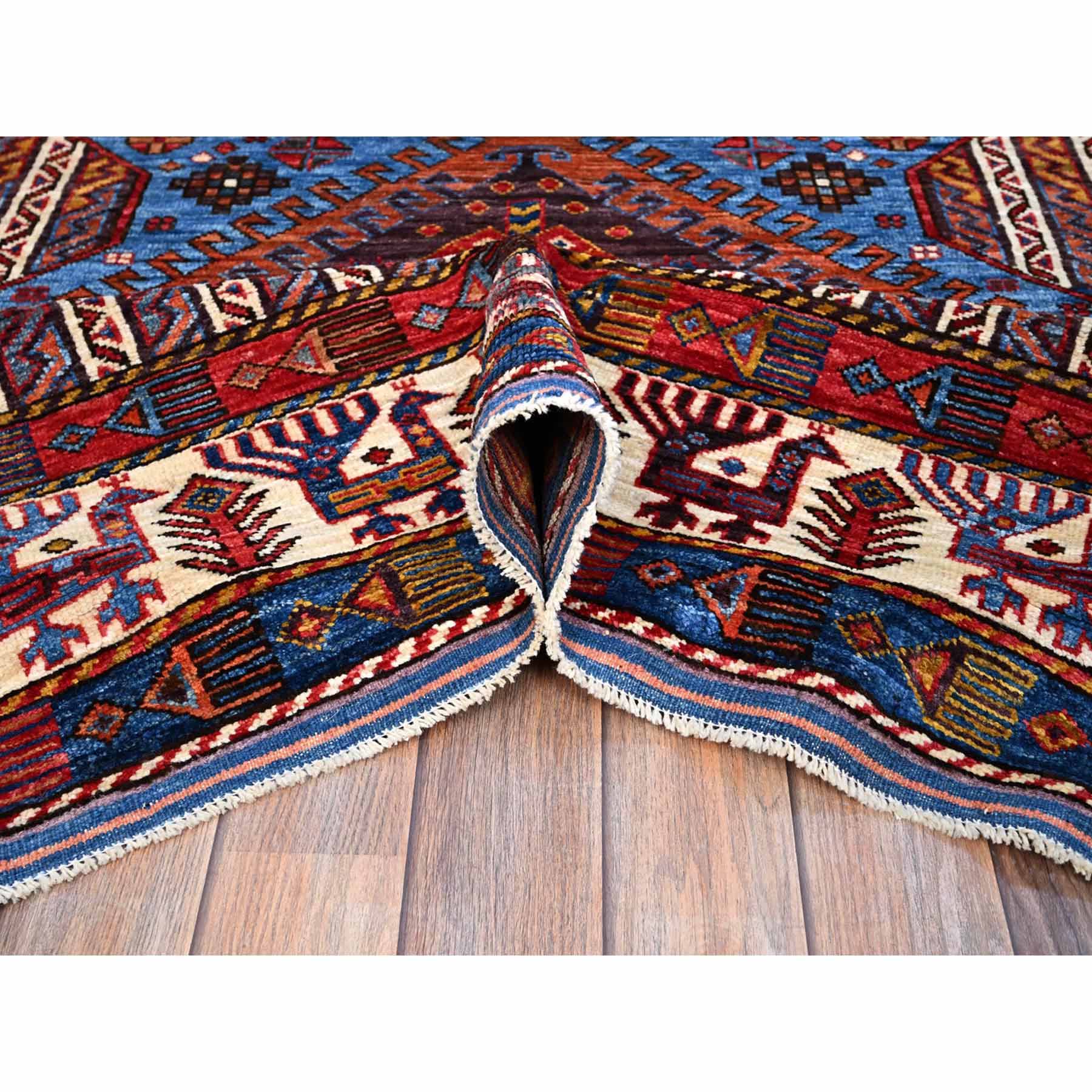 Tribal-Geometric-Hand-Knotted-Rug-434890