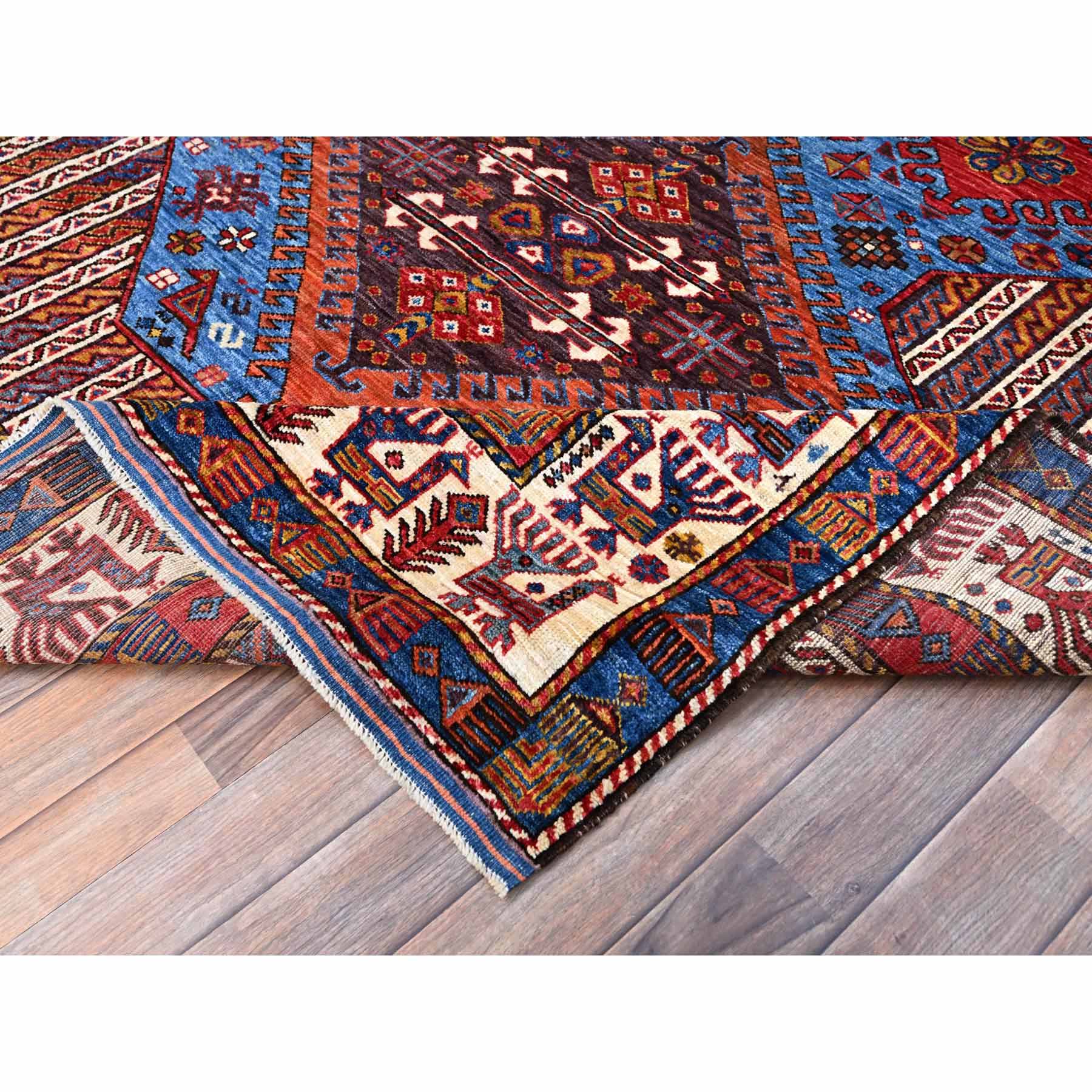 Tribal-Geometric-Hand-Knotted-Rug-434890