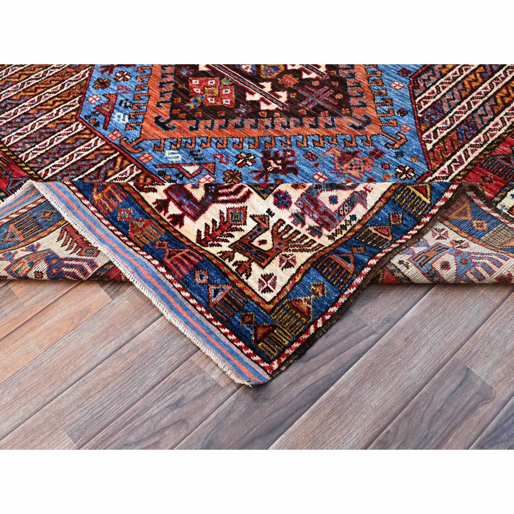 Tribal-Geometric-Hand-Knotted-Rug-434905